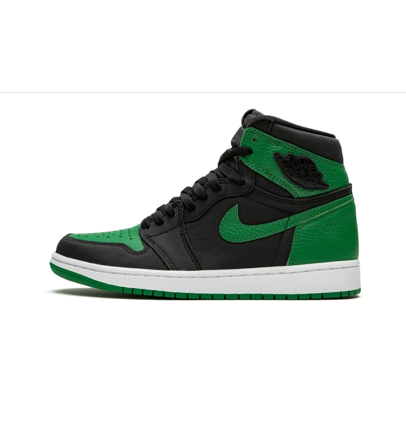 Кросівки чоловічі Air Jordan 1 Retro High Black/Green 555088-030