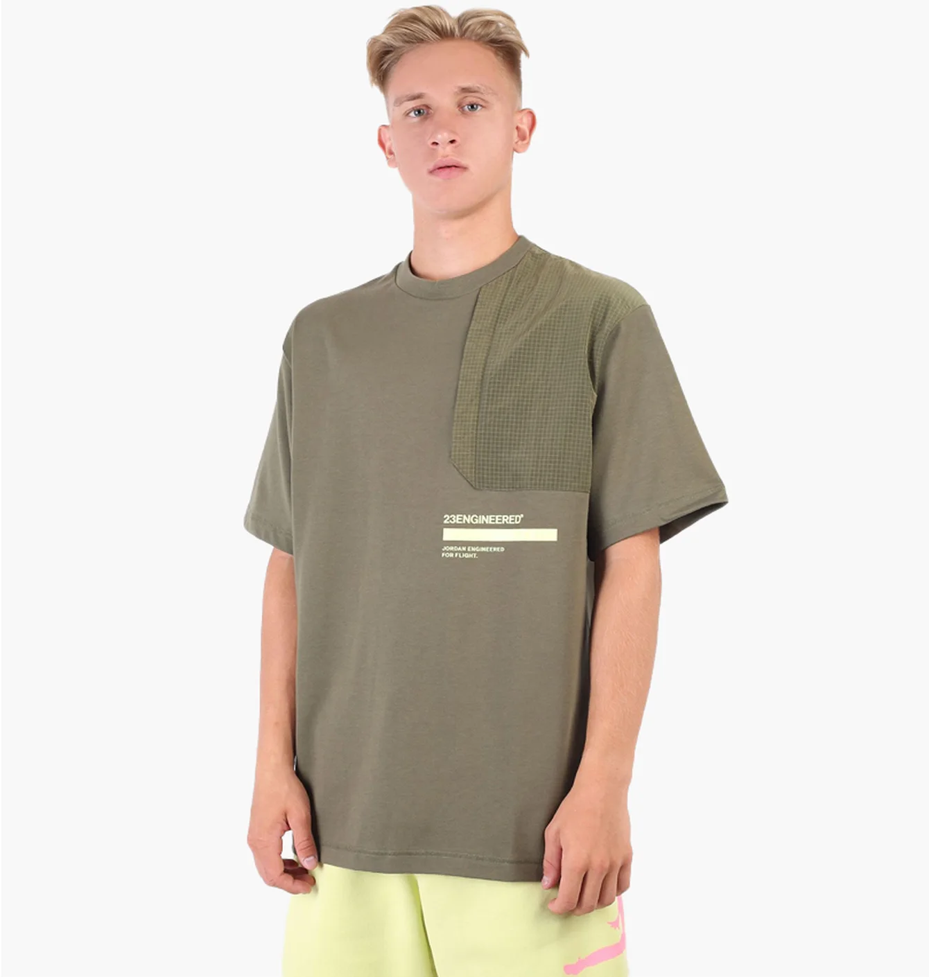 Футболка чоловіча Air Jordan 23 Eng Olive DM3215-222