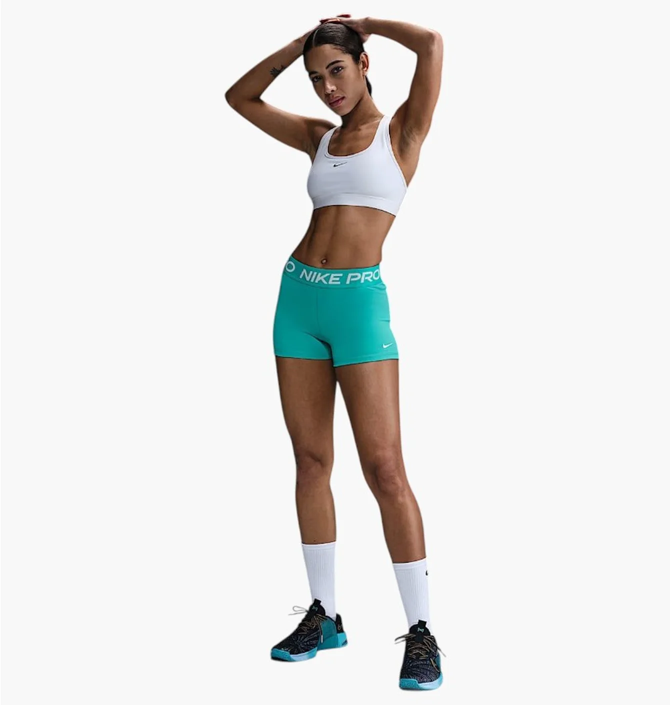 Шорти жіночі Nike Pro Womens Boy Cut Short Turquoise CZ9857-345