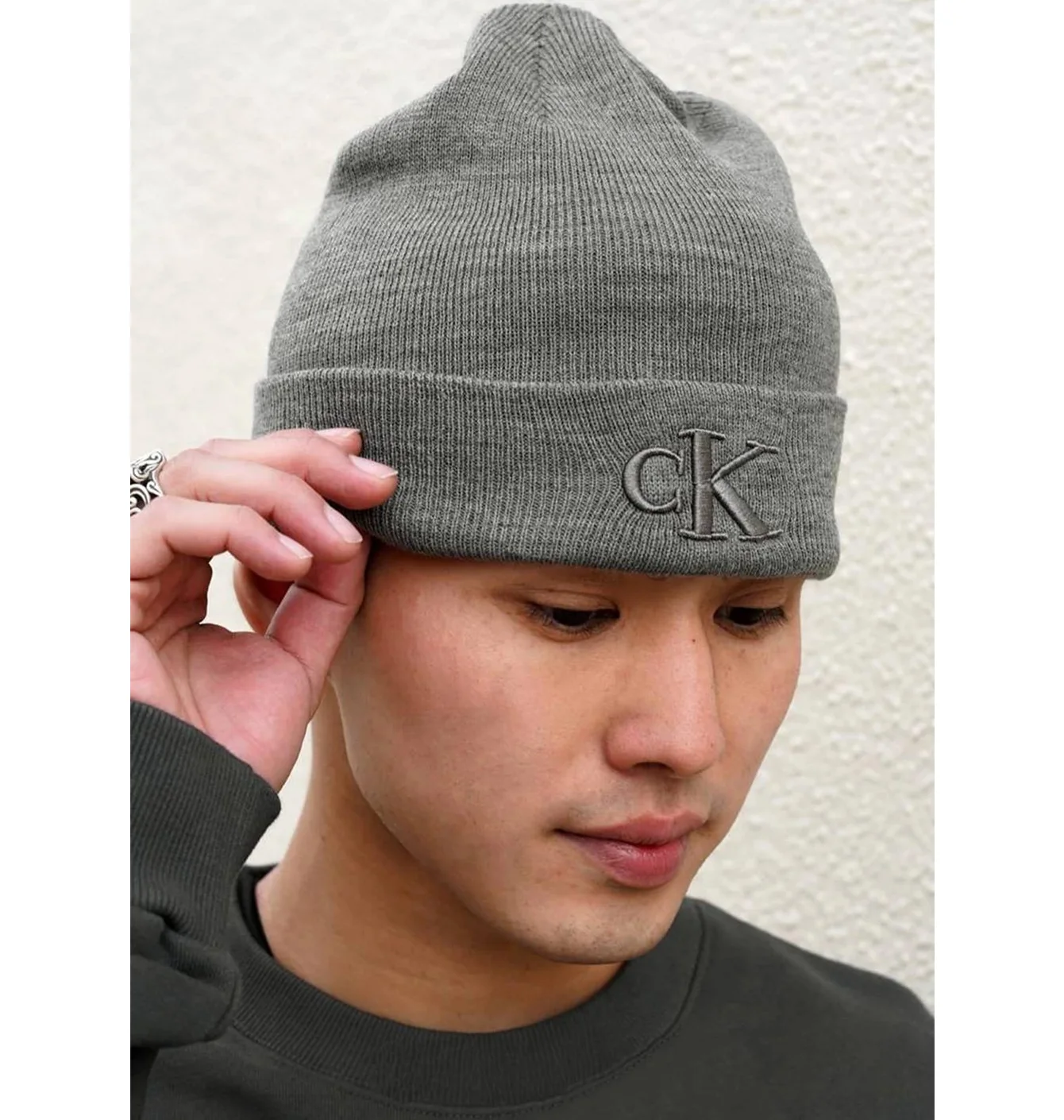 Шапка чоловіча Calvin Klein Jeans Grey CK0200179