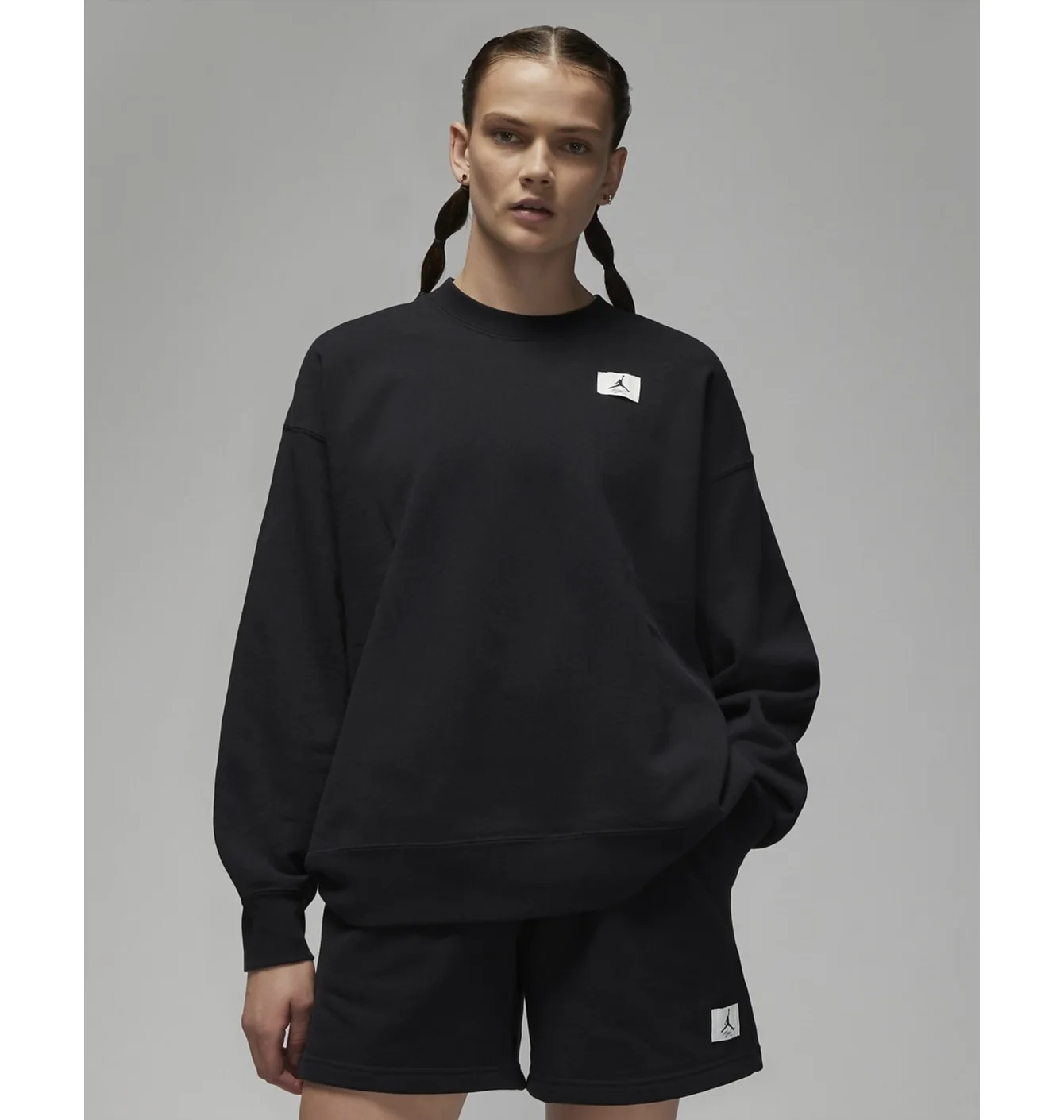 Світшот жіночий Air Jordan Sweat Crew Flight Black DQ4599-010