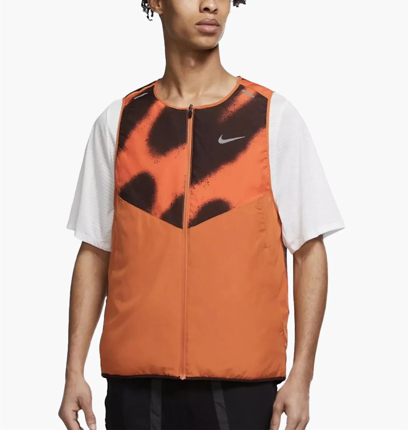 Жилетка чоловіча Nike Therma Fir Repel Wild Run Vest Orange DD6207-816