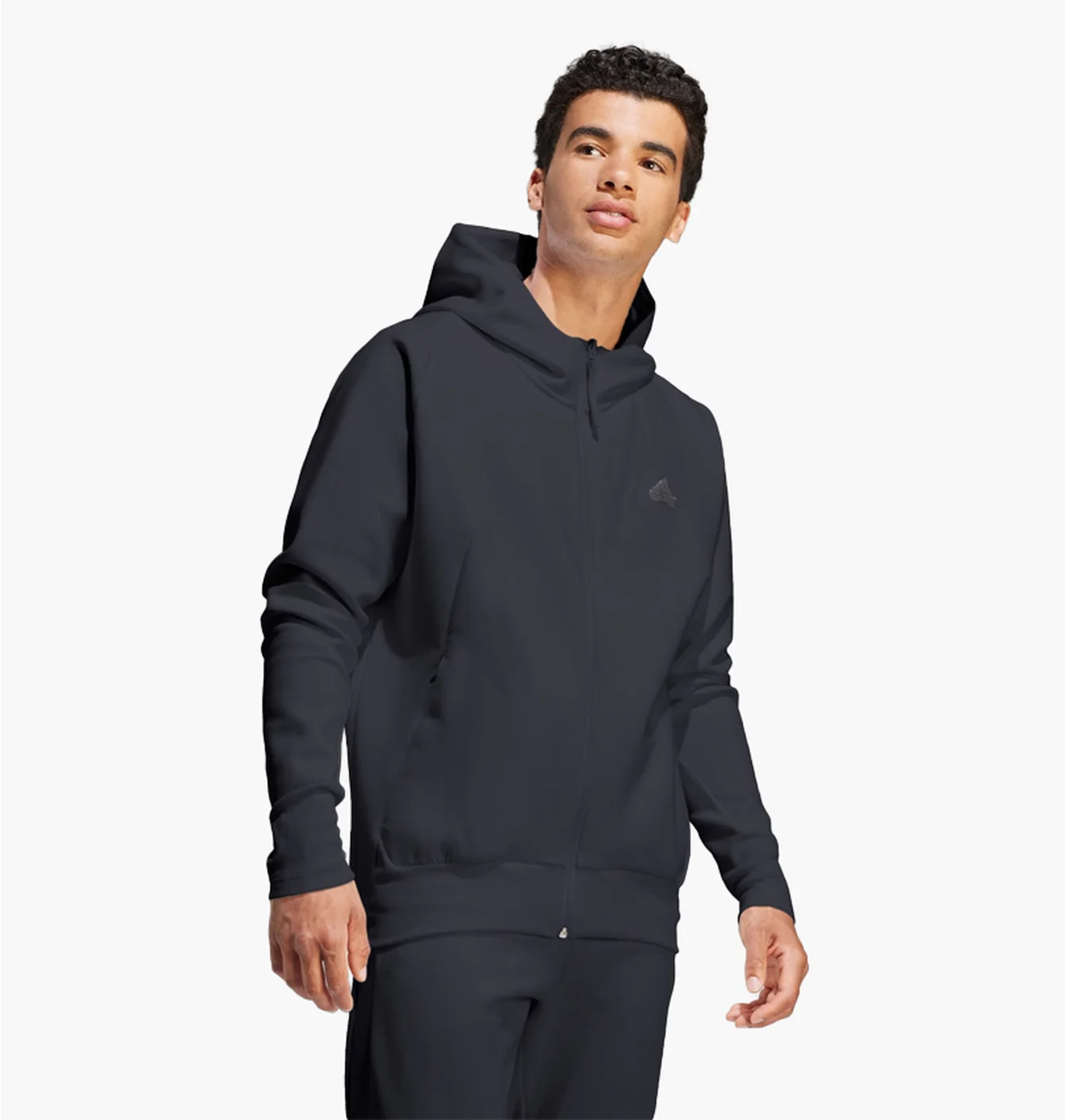 Худі чоловіче Adidas Z.N.E. Premium Full-Zip Hooded Black IN5089
