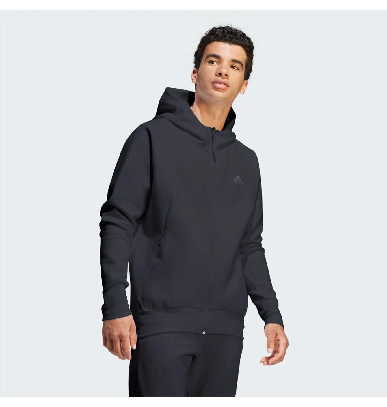 Худі чоловіче Adidas Z.N.E. Premium Full-Zip Hooded Black IN5089