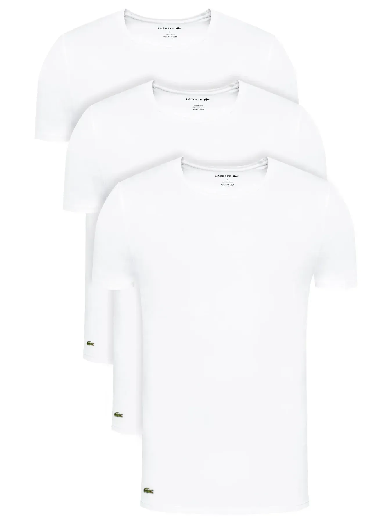 Футболка чоловіча Lacoste Lacoste Mens Th3321 Undershirt T-Shirt - White (TH3321-51)