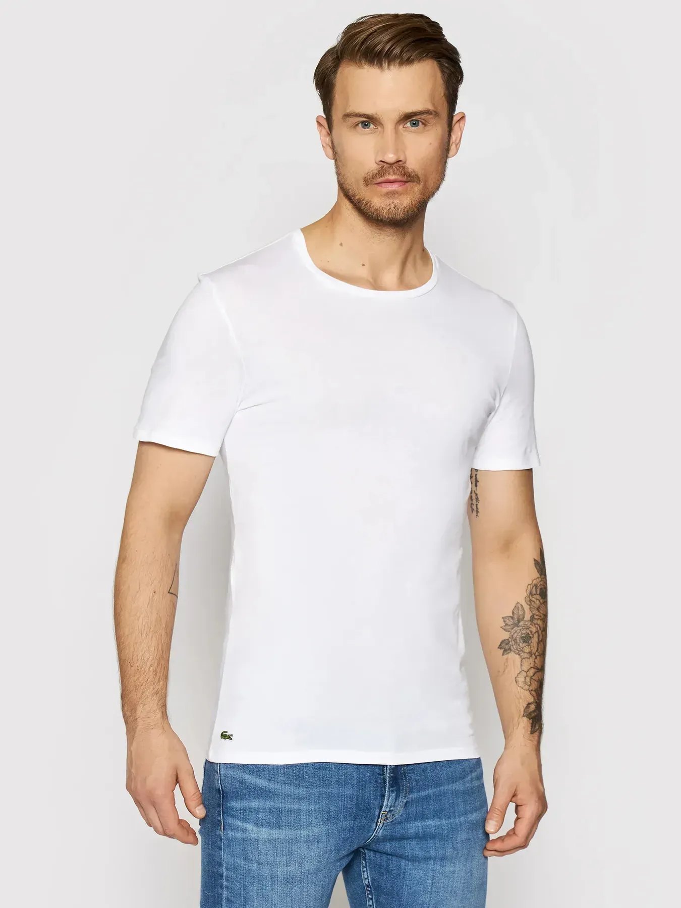 Футболка чоловіча Lacoste Lacoste Mens Th3321 Undershirt T-Shirt - White (TH3321-51)