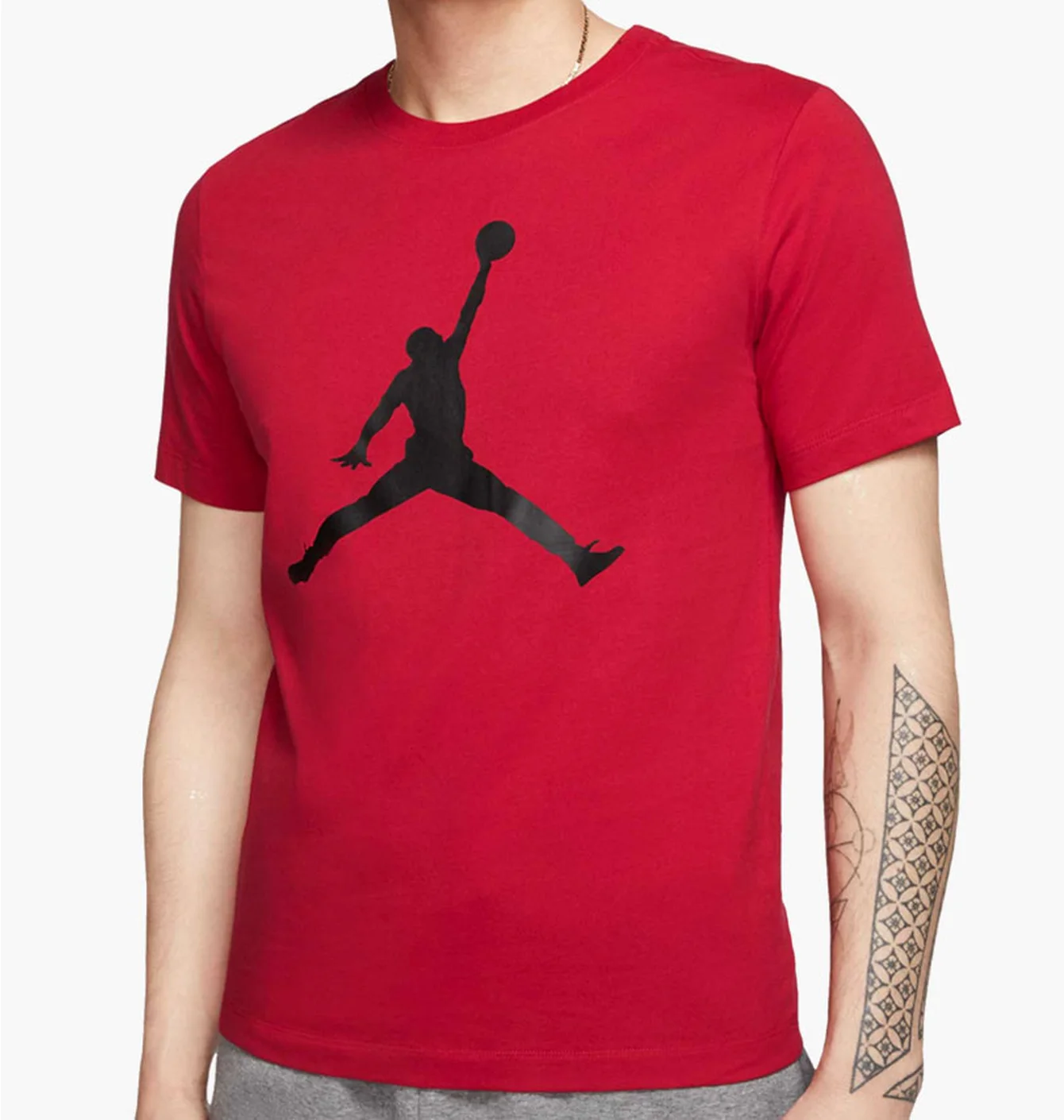 Футболка чоловіча Air Jordan M J Jumpman Ss Crew Red CJ0921-687
