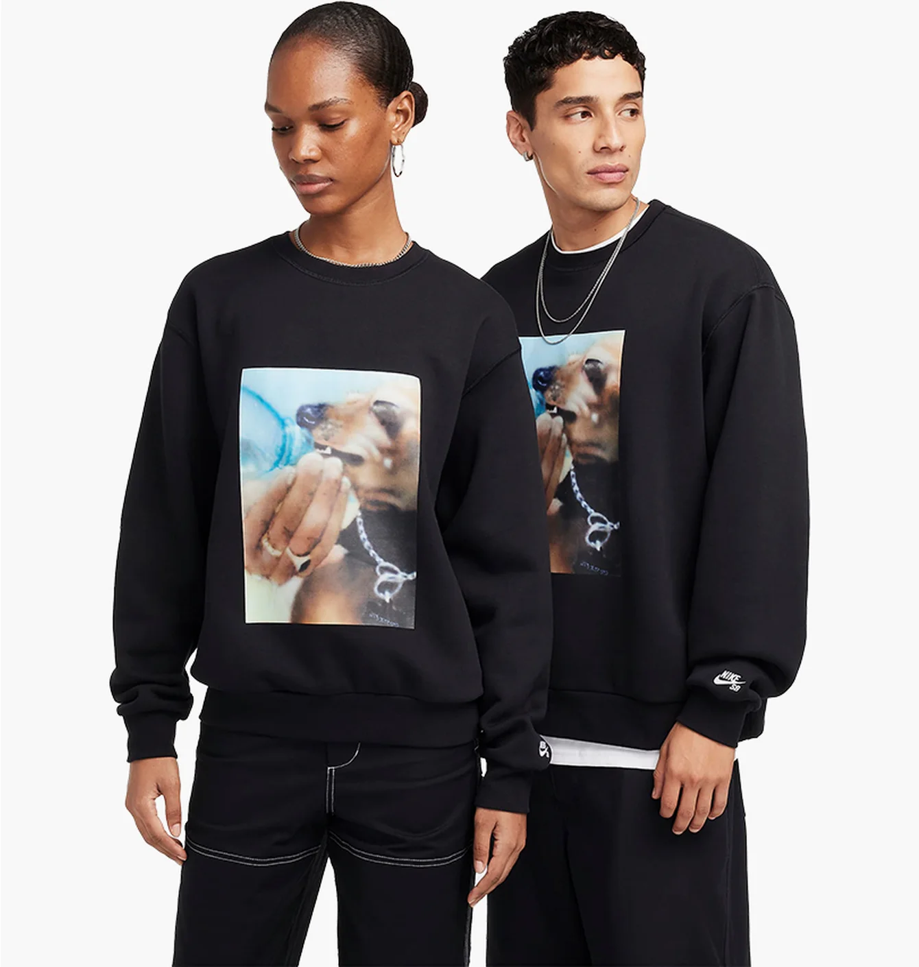 Світшот унісекс Nike Sb Skate Fleece Crew Black HQ3037-010