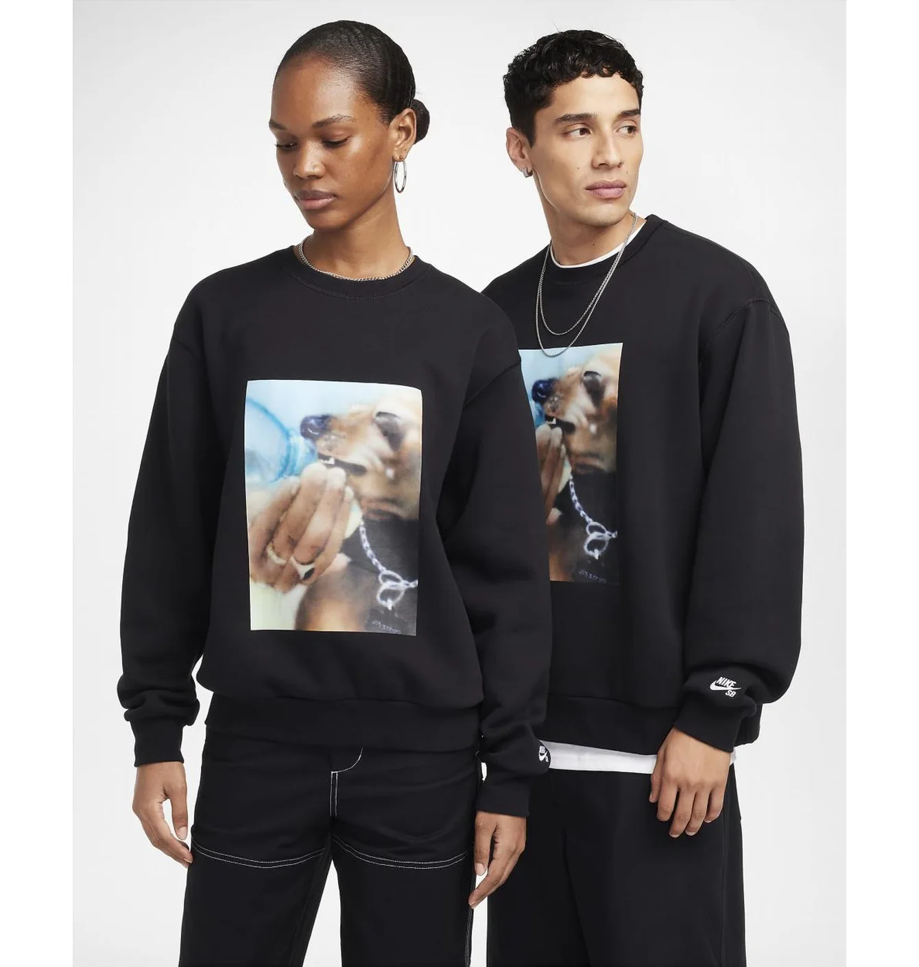 Світшот унісекс Nike Sb Skate Fleece Crew Black HQ3037-010