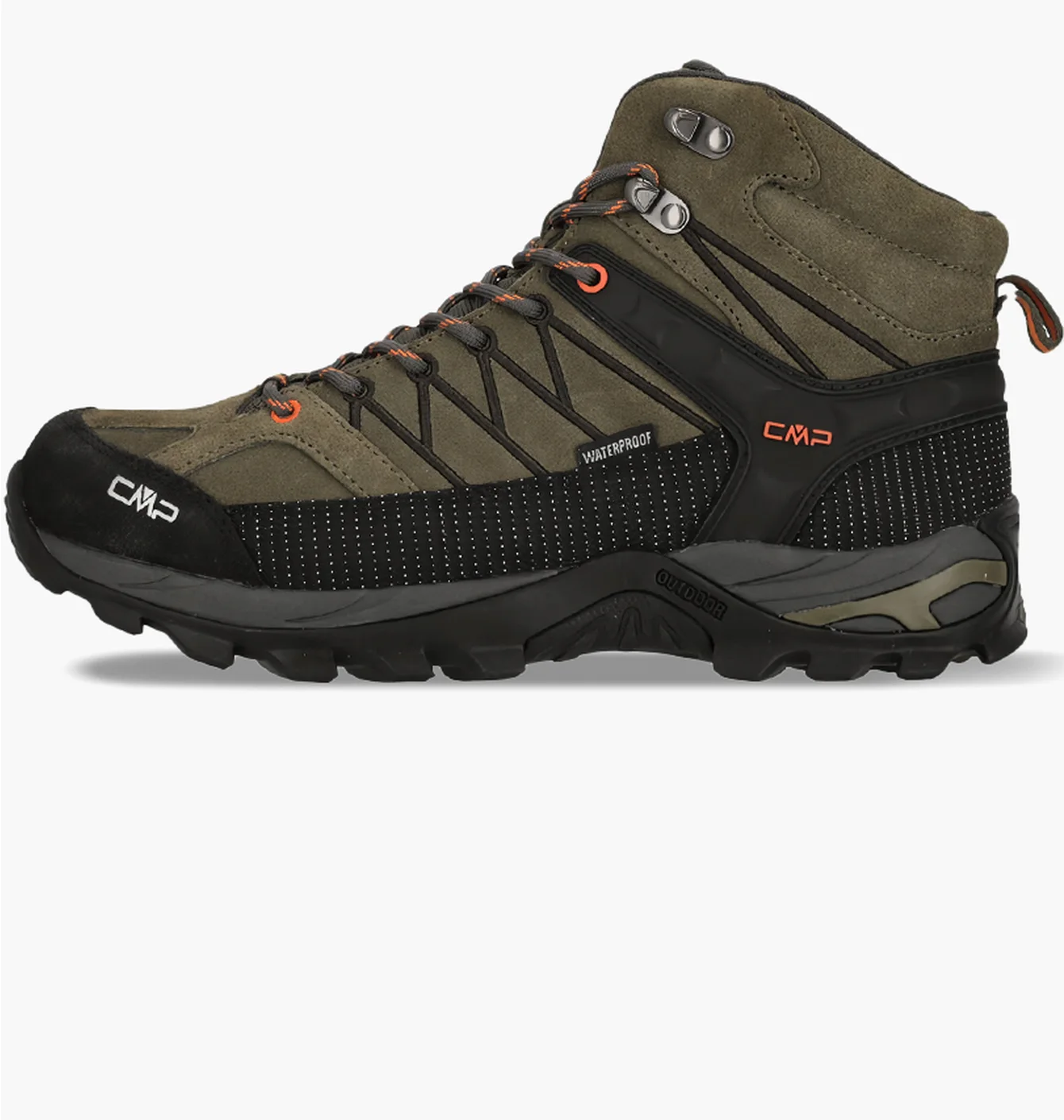 Черевики чоловічі CMP Rigel Mid Trekking Shoes Wp Olive/Black 3Q12947-55ES