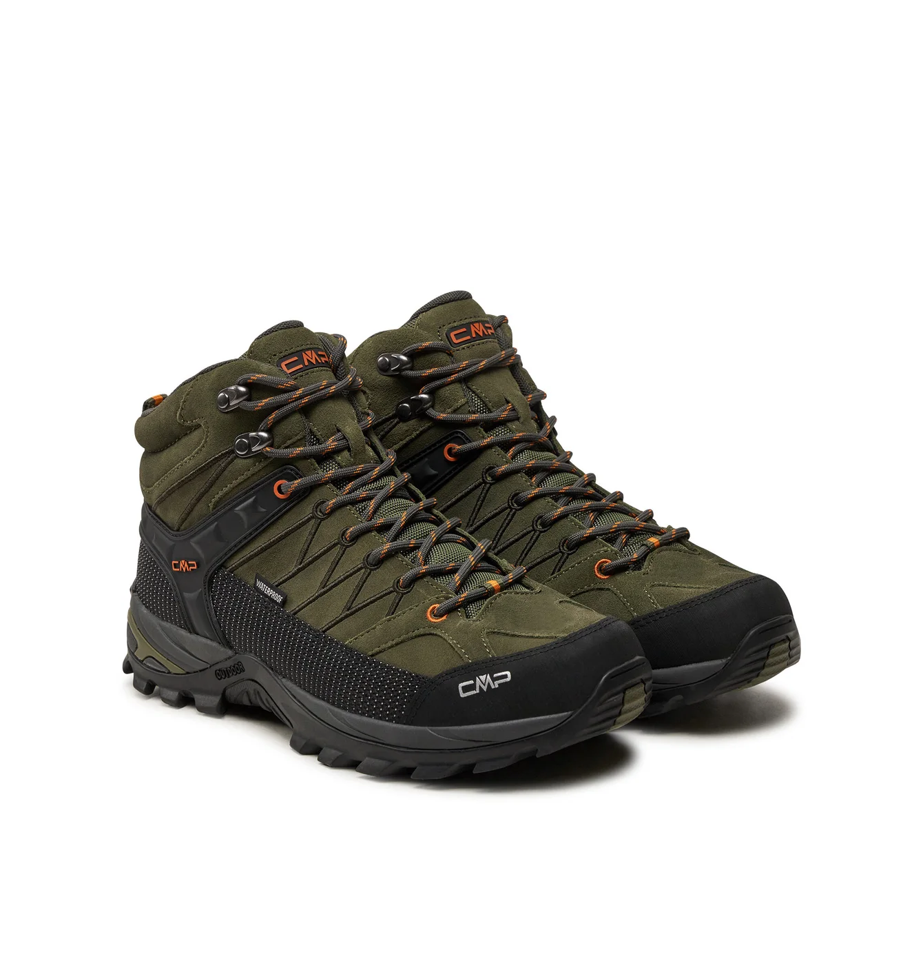 Черевики чоловічі CMP Rigel Mid Trekking Shoes Wp Olive/Black 3Q12947-55ES