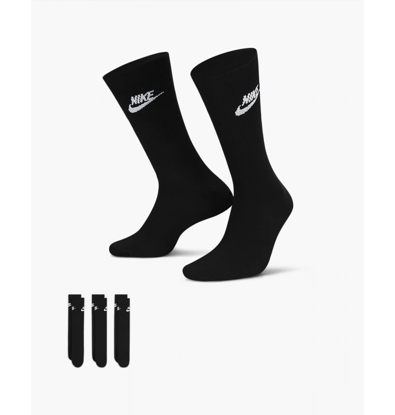 Шкарпетки унісекс Nike Everyday Essential Cr Black (3 пари) Dx5025-010