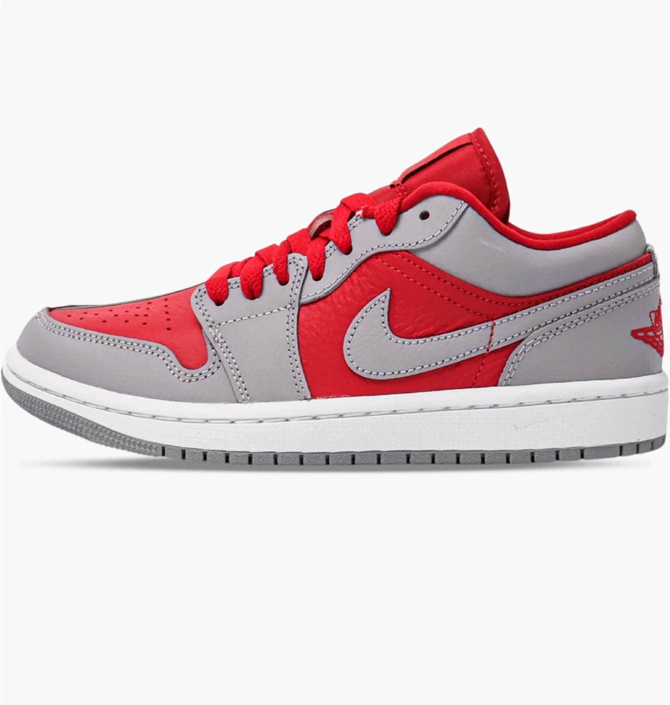 Кросівки жіночі Air Jordan Air 1 Low Se Grey/Red DR0502-600