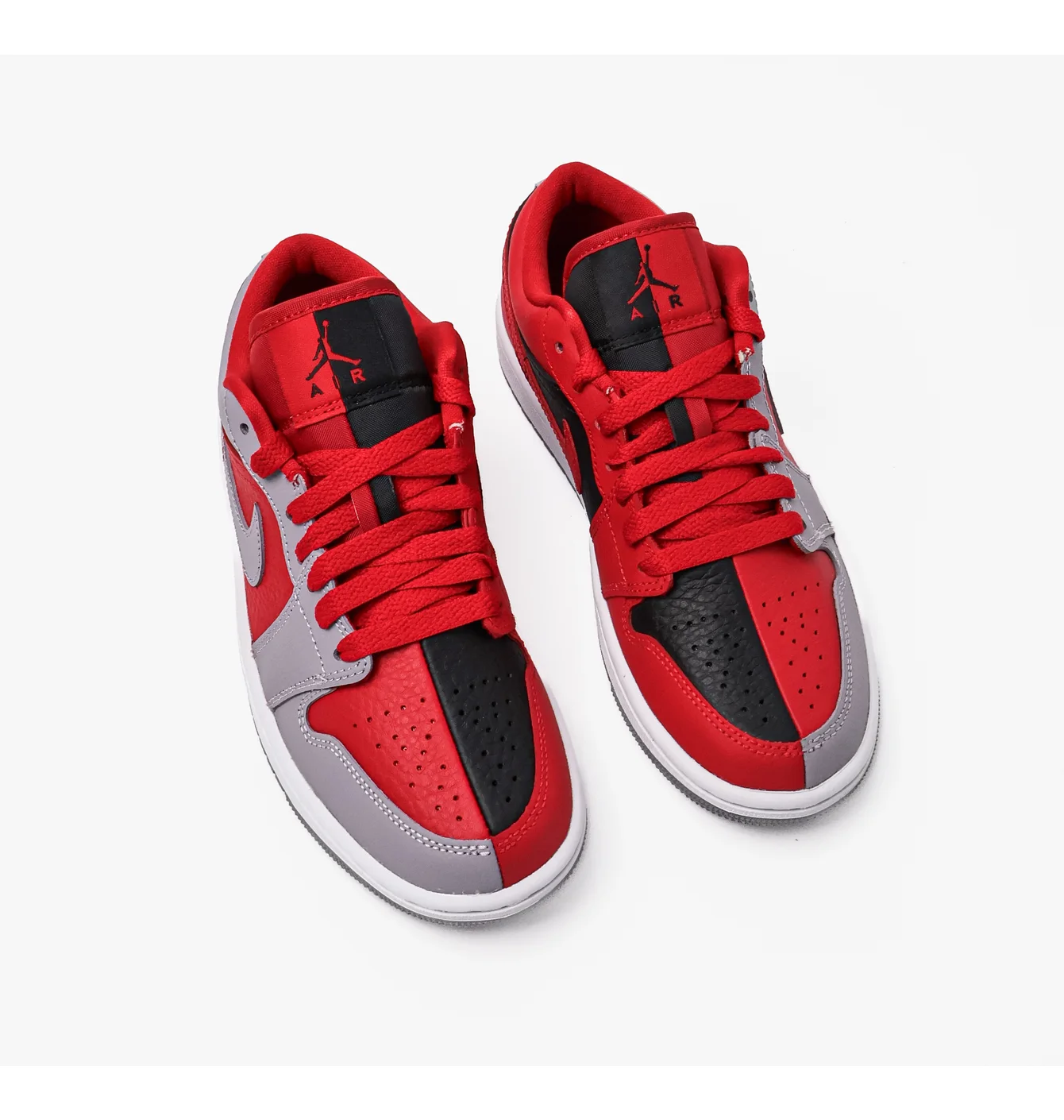 Кросівки жіночі Air Jordan Air 1 Low Se Grey/Red DR0502-600