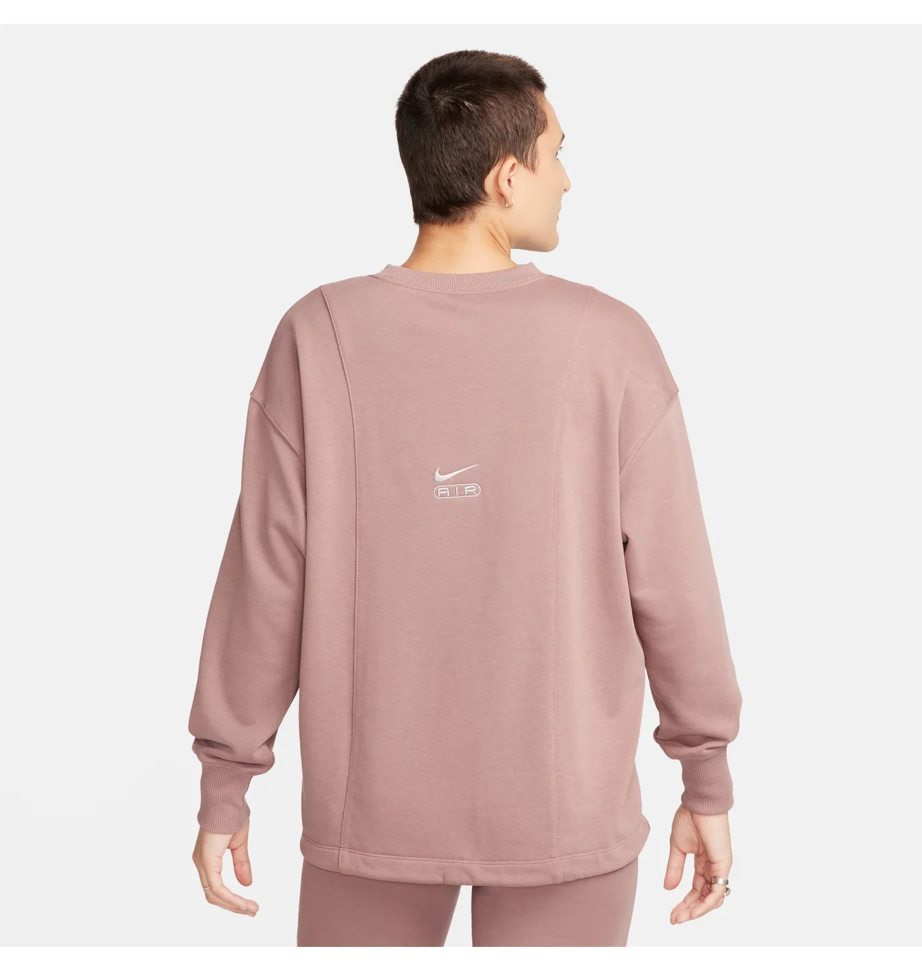 Світшот жіночий Nike W Nsw Air Oos Flc Crew Pink FN1897-208