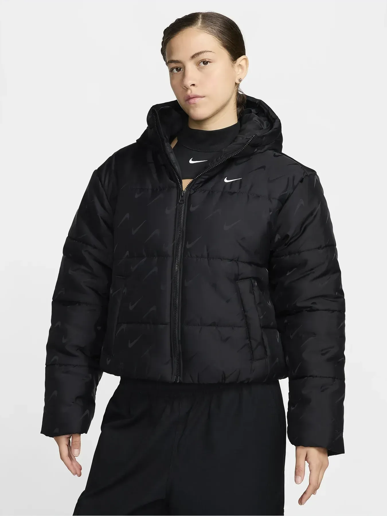 Куртка жіноча Nike W Nsw Tf Snfl Nk Clsc Pfr Aop (FV7541-010)