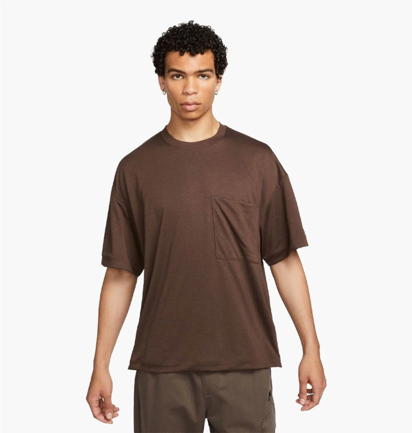 Футболка чоловіча Nike Sportswear Tech Pack Dri-Fit Short-Sleeve Top Brown FB7392-237
