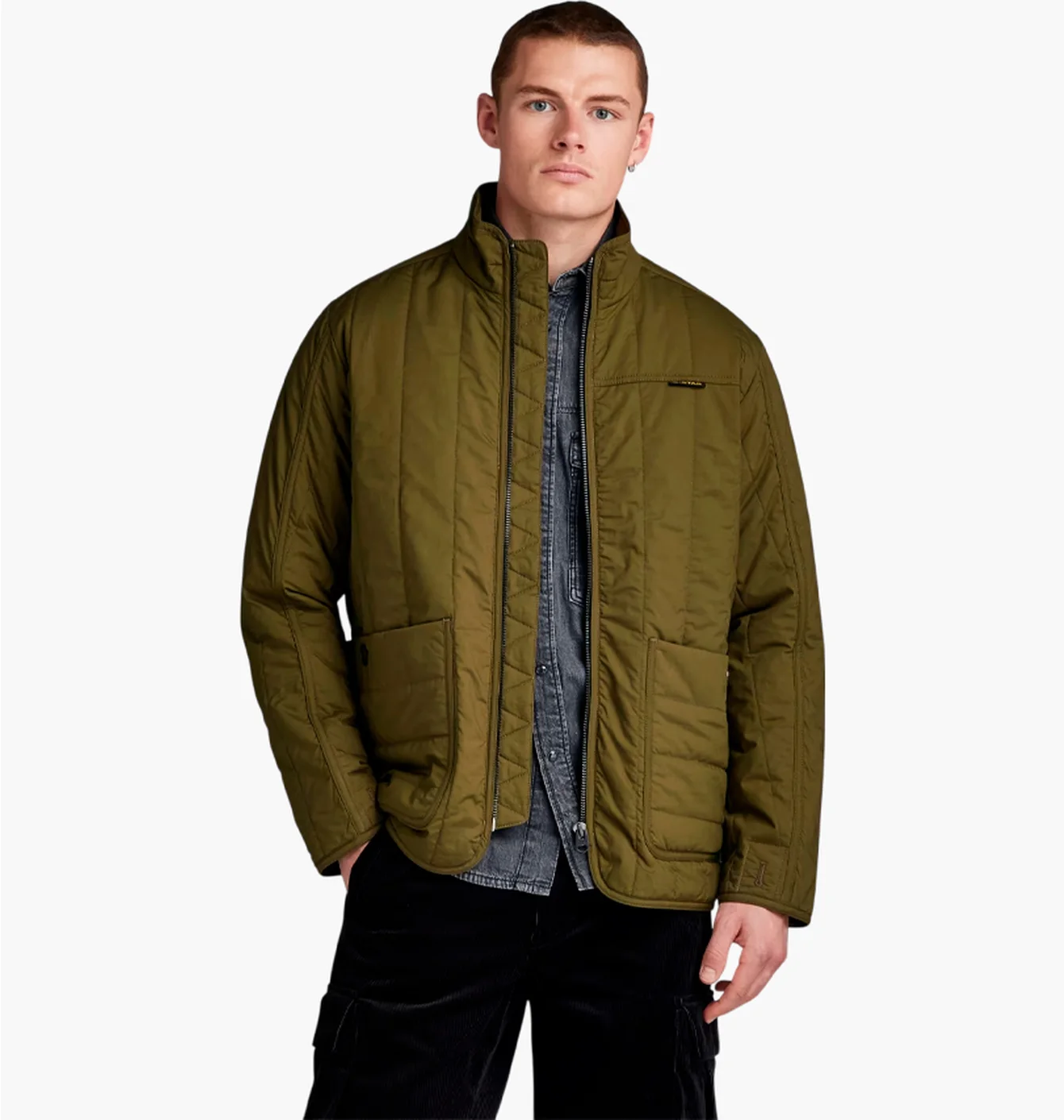 Куртка чоловіча G-STAR RAW Liner Olive D23659-4481-C744