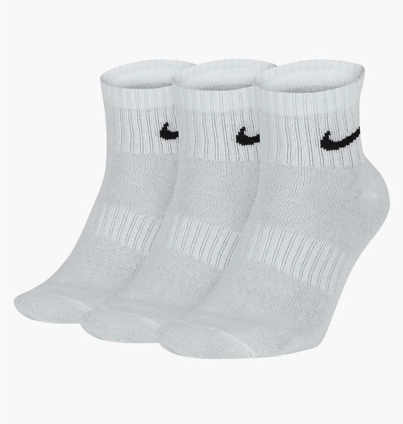 Шкарпетки унісекс Nike Everyday Ltwt Ankle (3 пари, неутеплені) SX7677-100