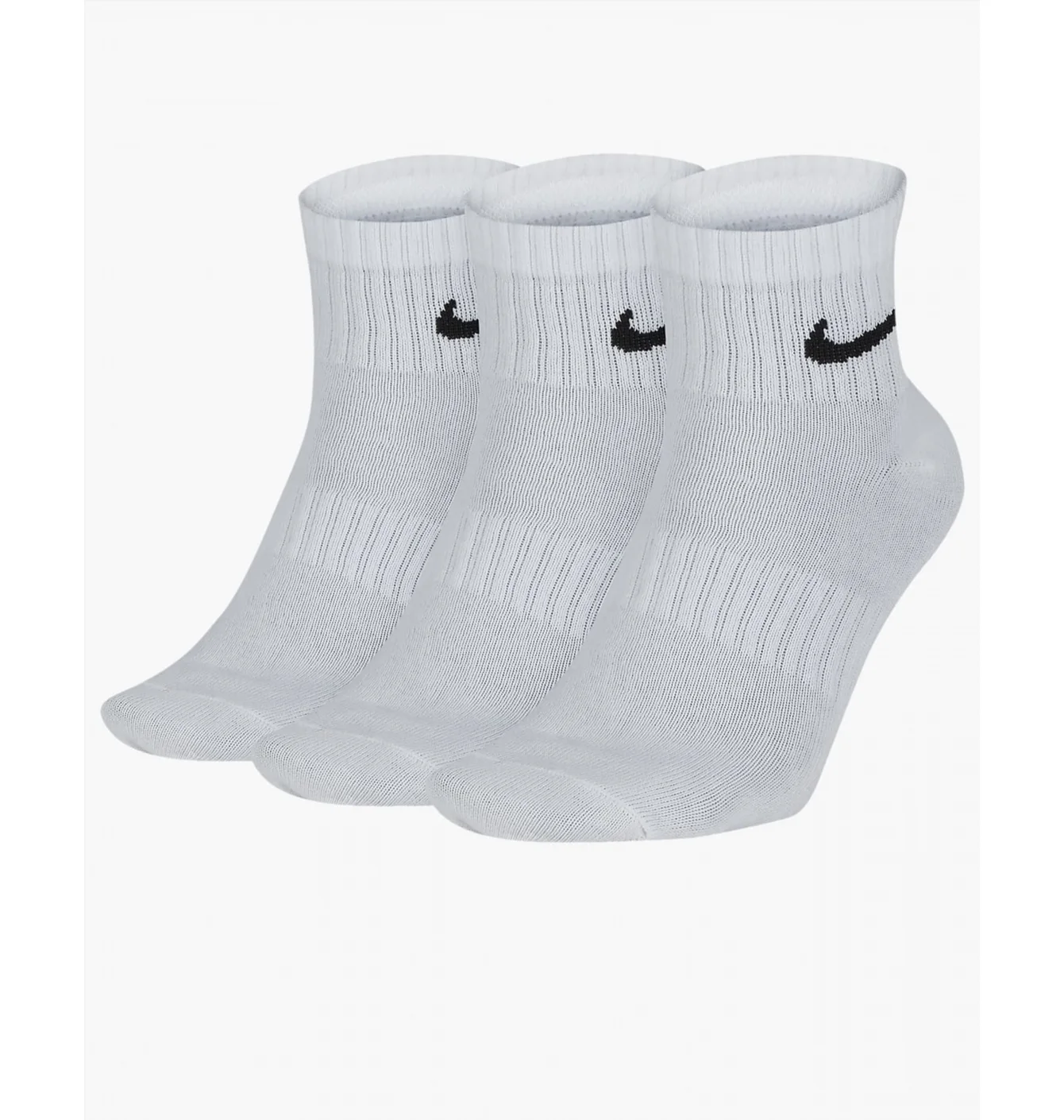 Шкарпетки унісекс Nike Everyday Ltwt Ankle (3 пари, неутеплені) SX7677-100