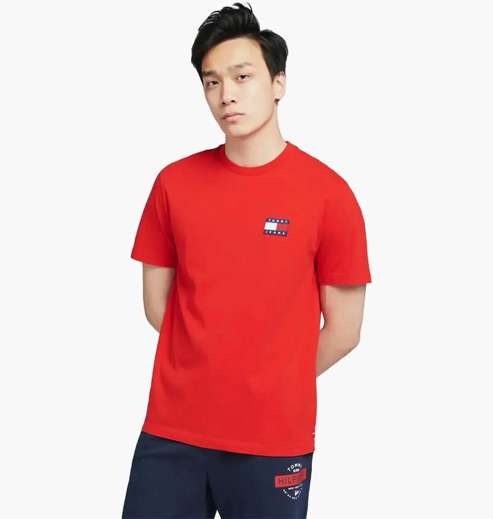 Футболка чоловіча Tommy Jeans Badge Logo T-Shirt Red (78F0203-615)