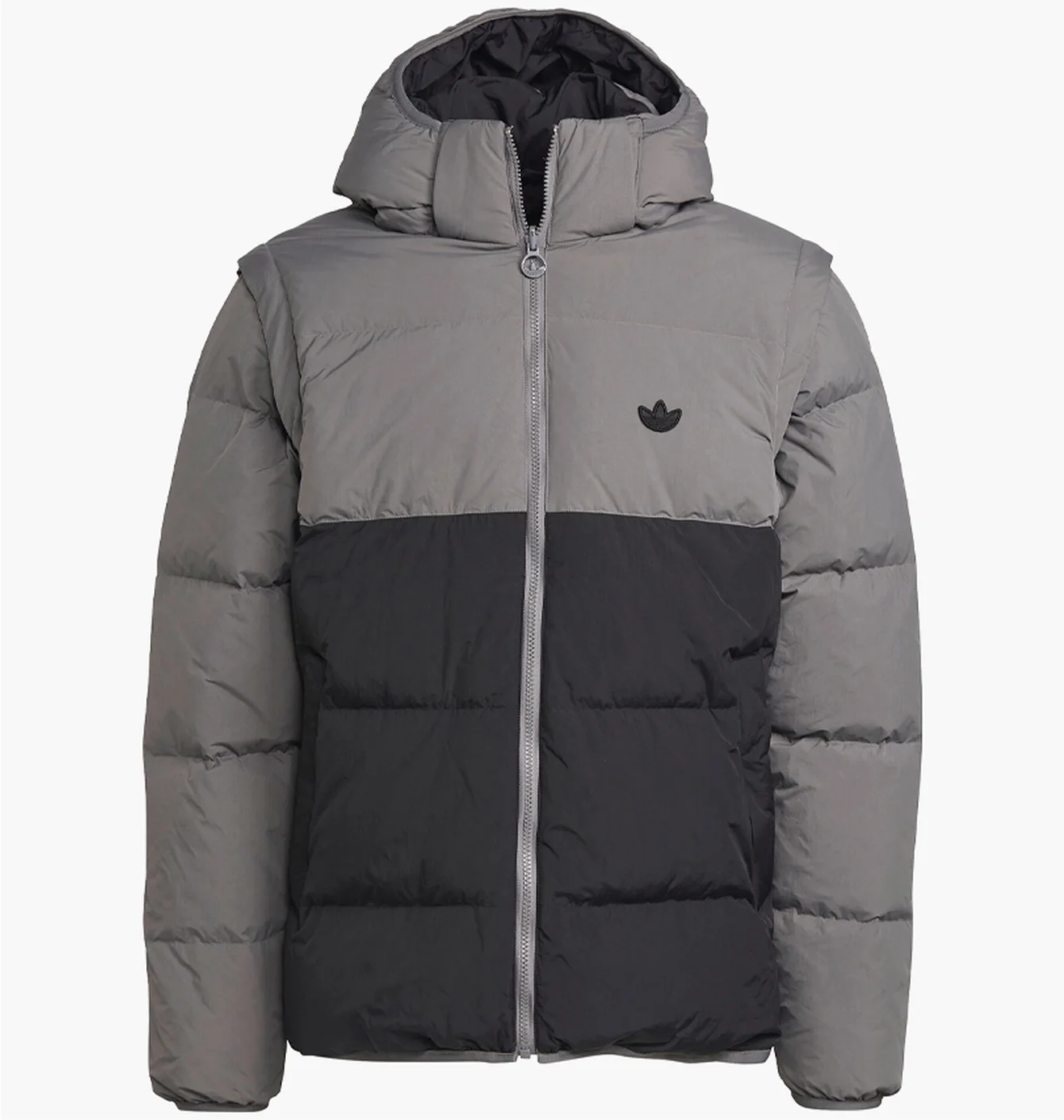 Пуховик чоловічий Adidas Rifta Grey/Black HL6787
