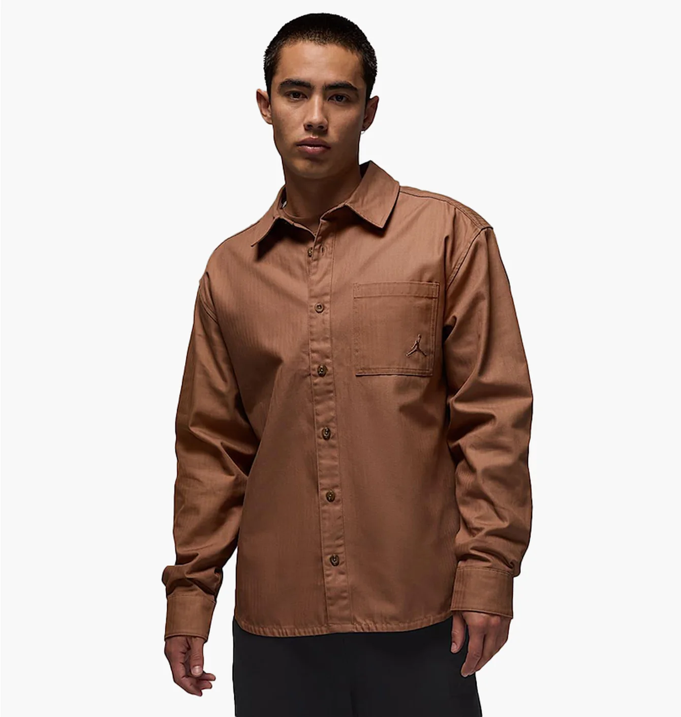 Сорочка чоловіча Air Jordan Essentials Butto-Down Brown FV7446-223