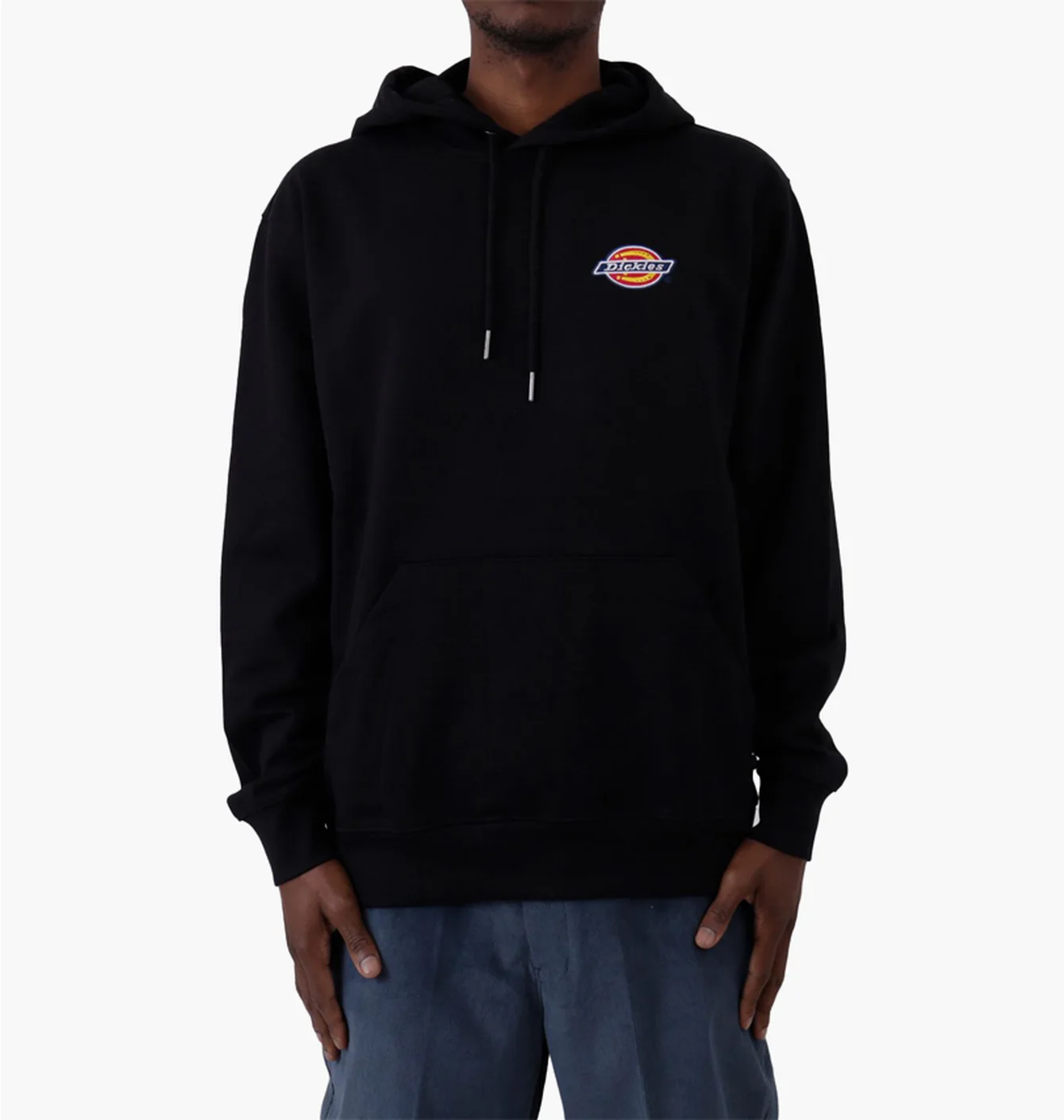 Худі чоловіче Dickies Fleece Embroidered Chest Logo Pullover Hoodie Black Twr20Kbk
