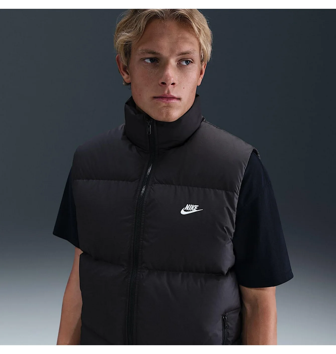 Жилетка чоловіча Nike Club Puffer Black IB2977-010