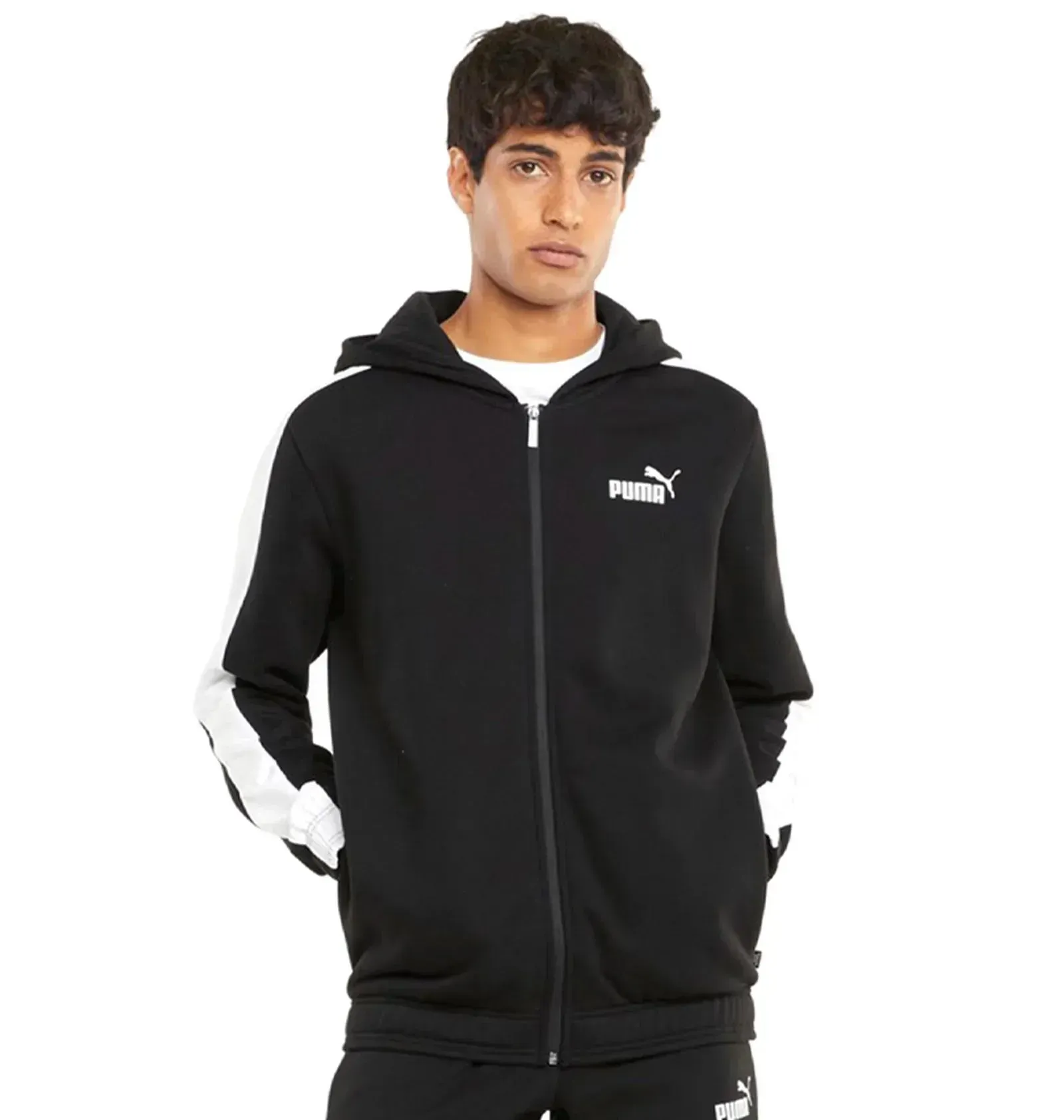 Кофта чоловіча Puma Hooded Sweat Suit Black 84584701 (845847-01)