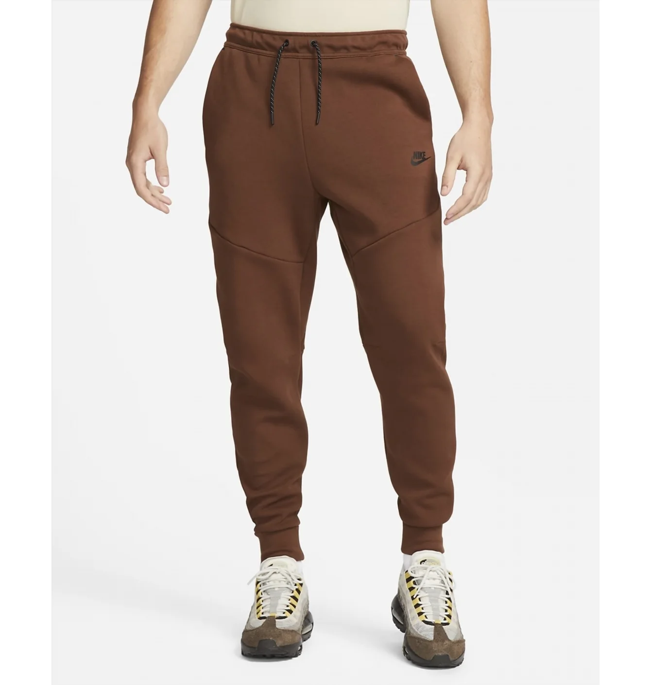 Штани чоловічі Nike M Nsw Tch Flc Jggr Brown Cu4495-259