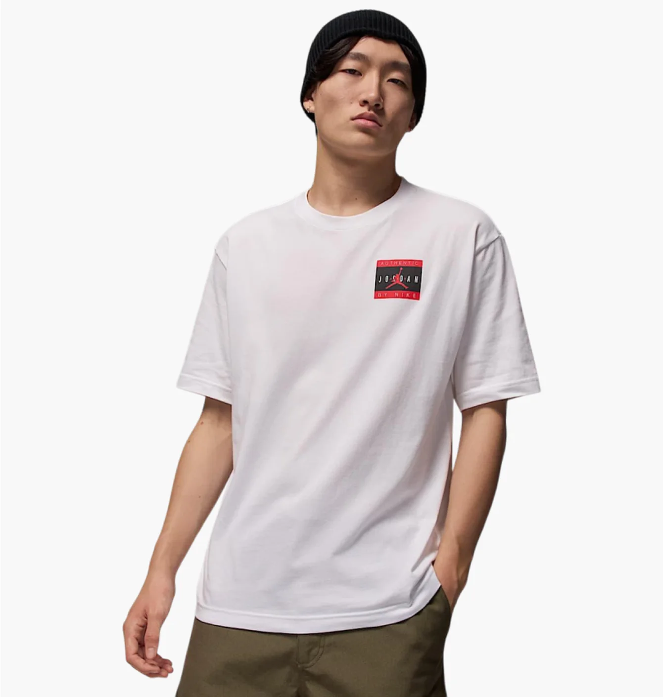 Футболка чоловіча Air Jordan Ss Crew Hombre White IF5619-100