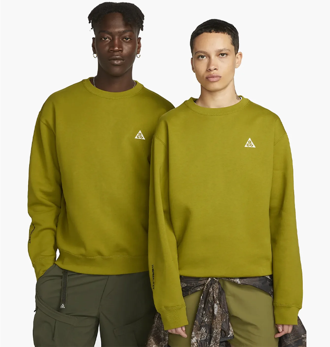 Світшот унісекс Nike Acg Therma-Fit Fleece Crew Moss Olive DX9611-390