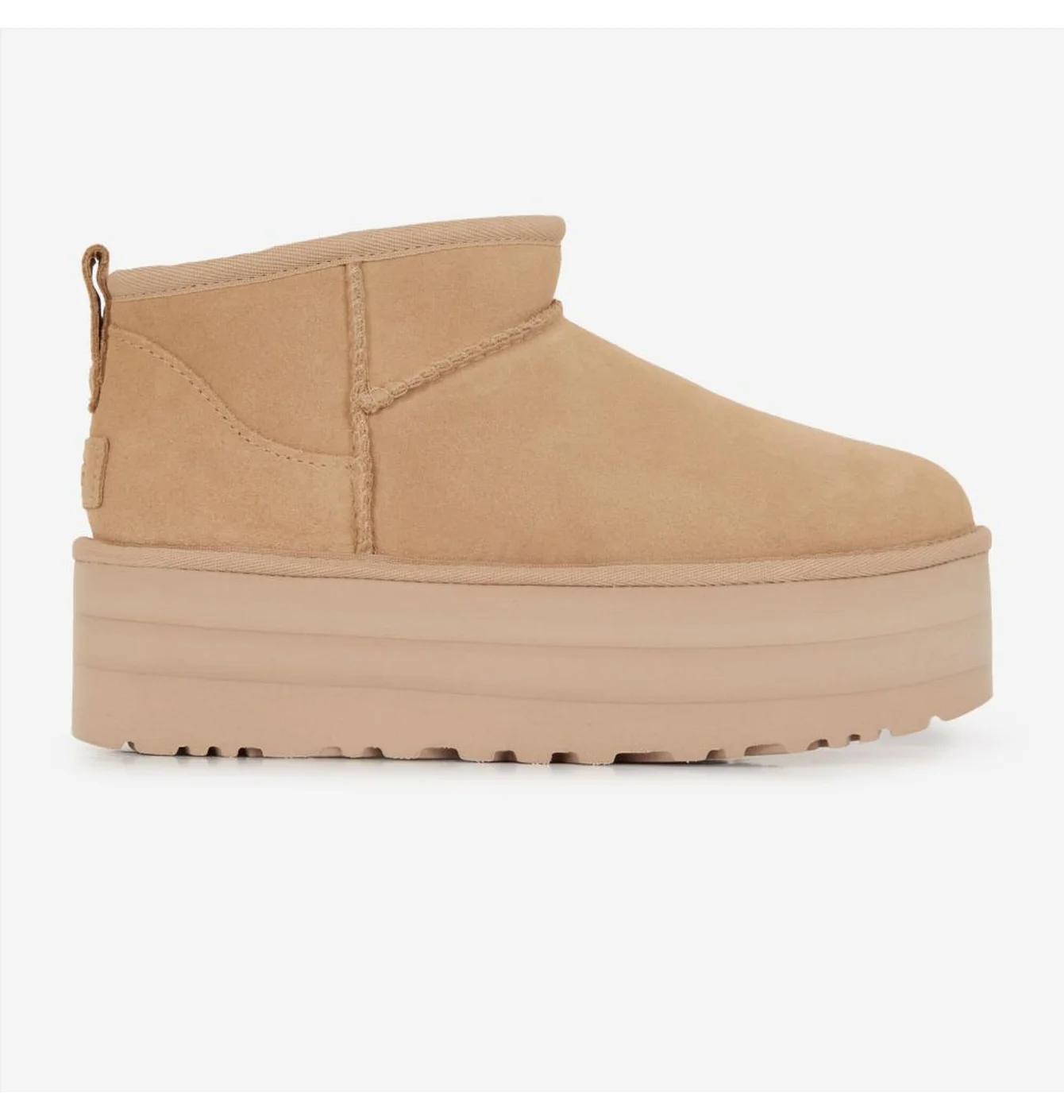 Уггі жіночі UGG Classic Ultra Mini Platform Beige 1135092-DRI