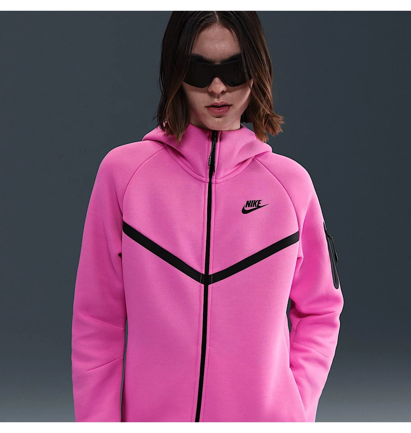 Толстовка жіноча Nike Tech Fleece Pink HV6747-675