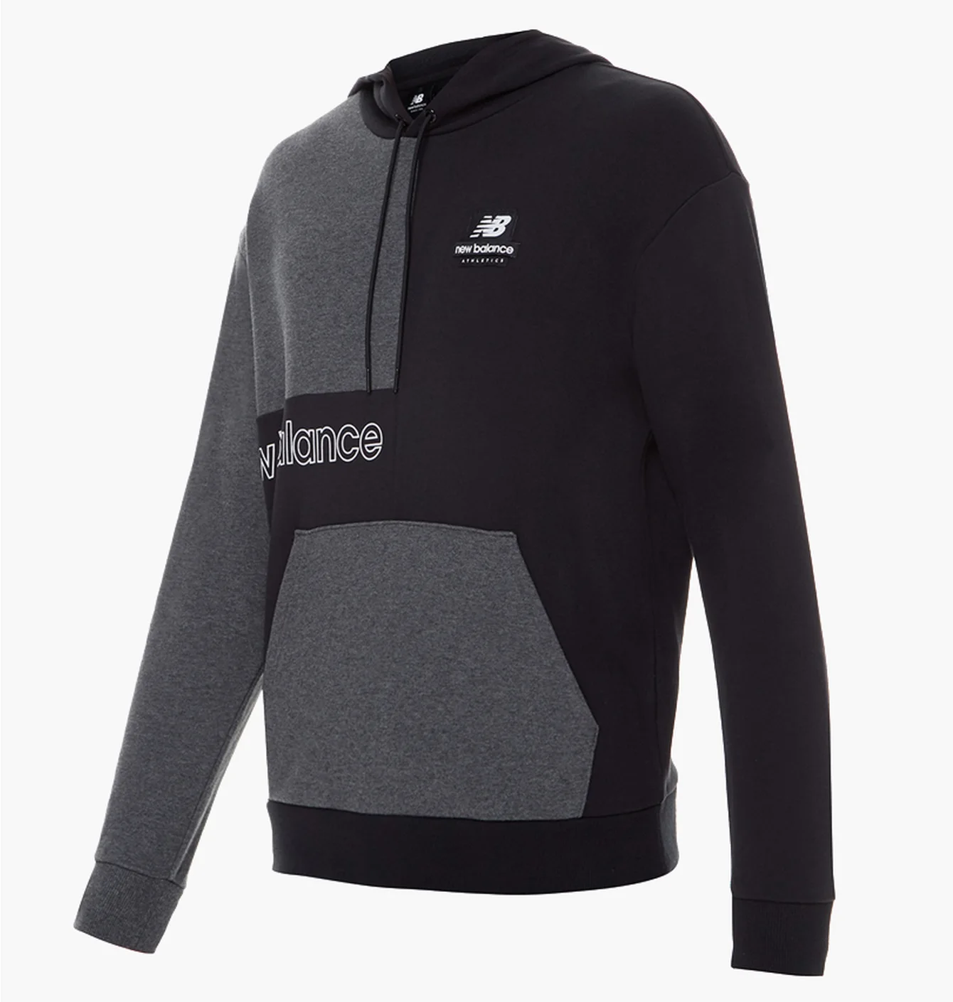 Худі чоловіче New Balance Nb Athletics Renew Askew Hoodie Black/Grey Mt21551Bk