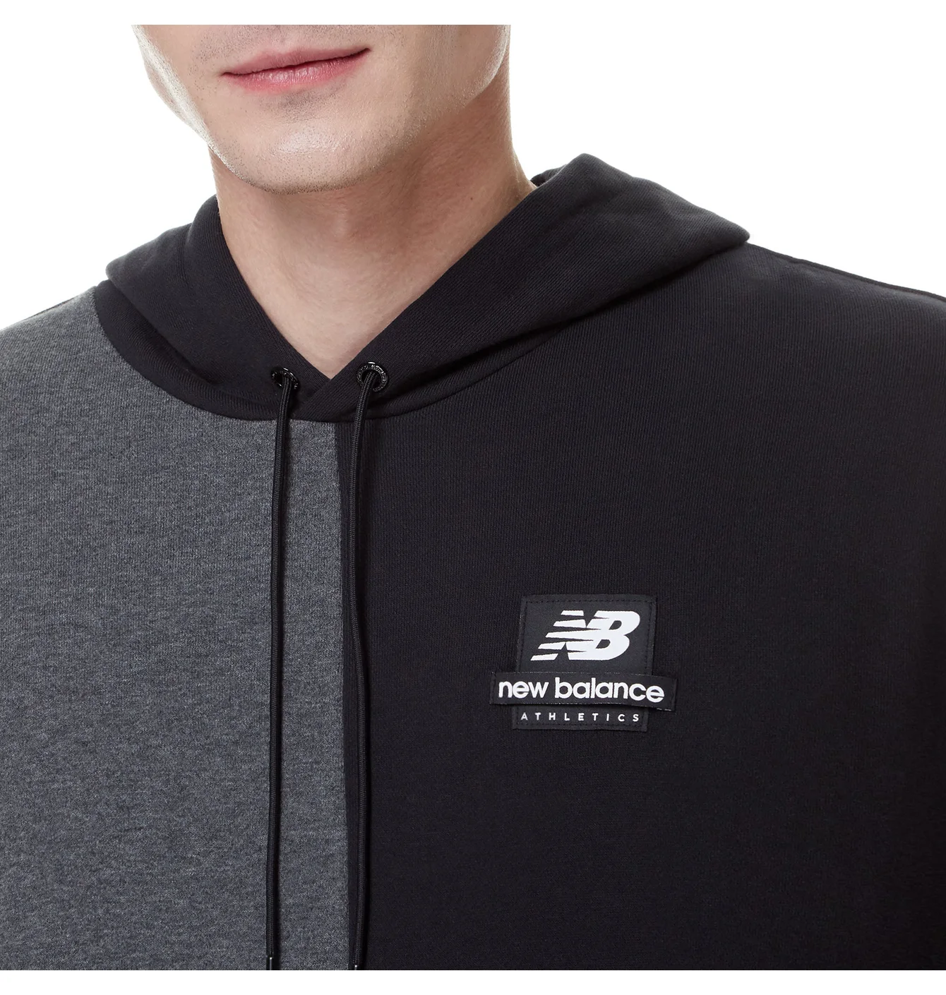 Худі чоловіче New Balance Nb Athletics Renew Askew Hoodie Black/Grey Mt21551Bk