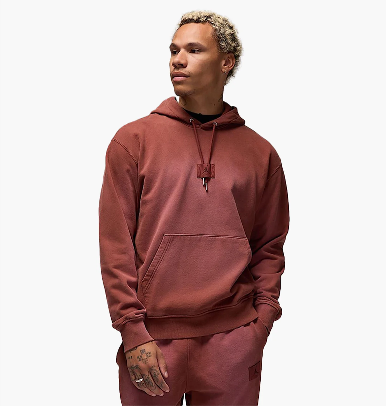 Худі чоловіче Air Jordan Mflt Wash Flc Po Bordo FV7249-231