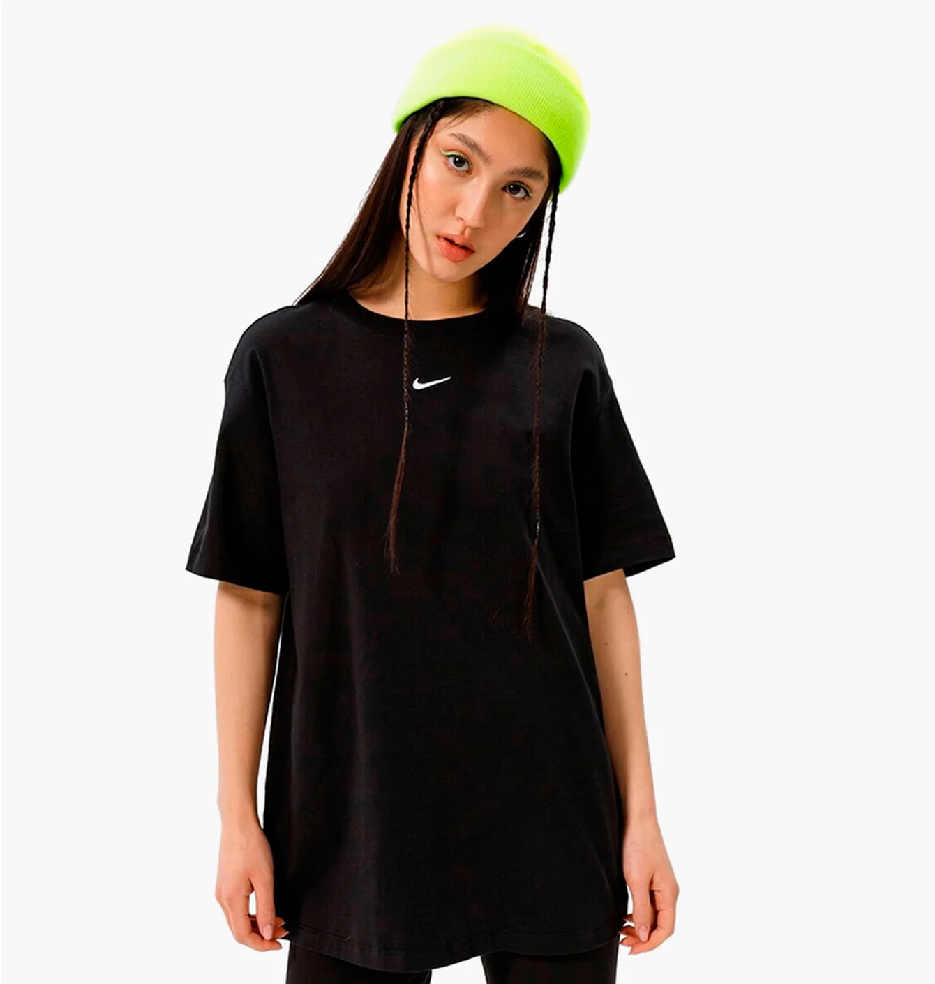 Футболка жіноча Nike T-Shirt W Nsw Essntl Tee Bf Lbr Black DN5697-010
