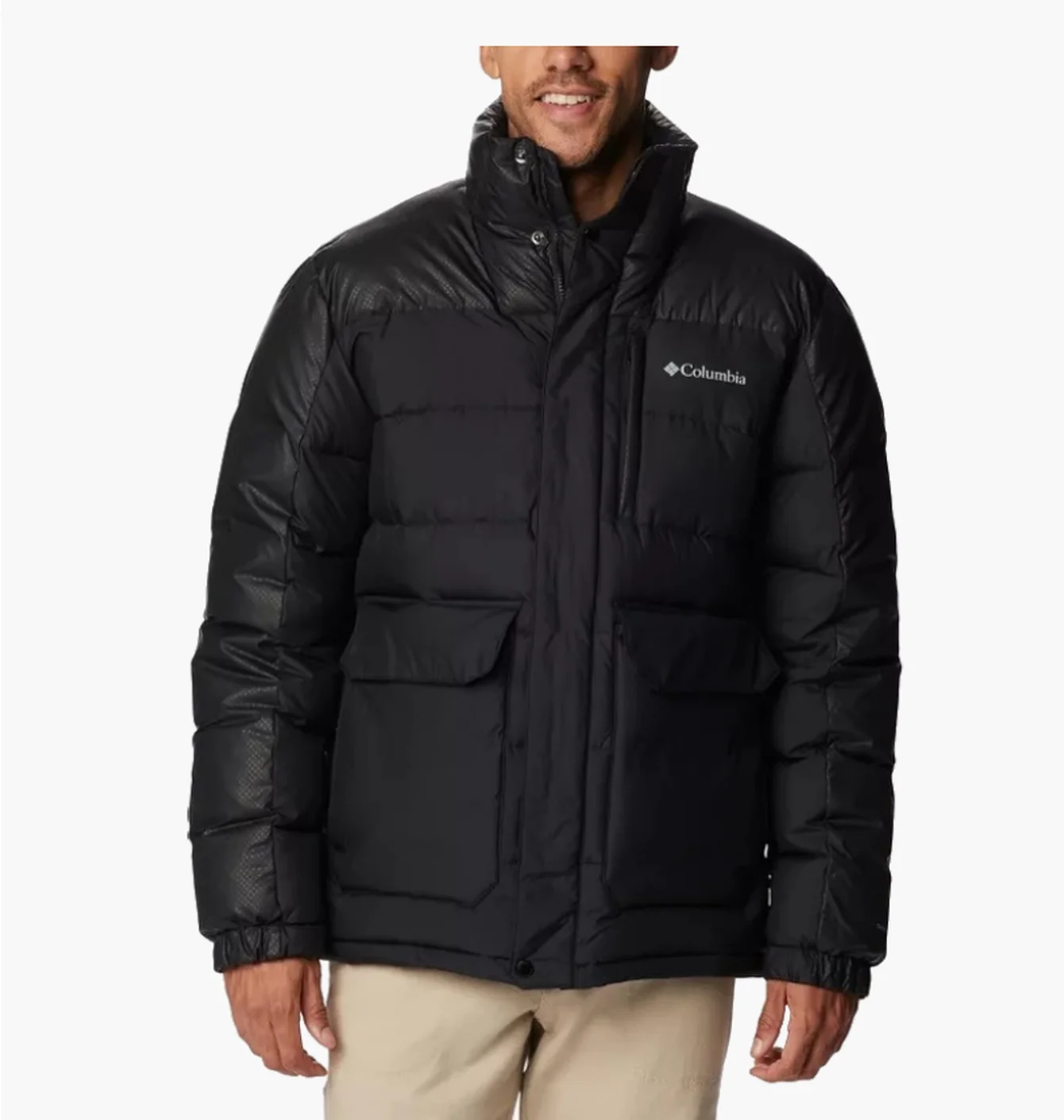 Пуховик чоловічий Columbia Mineral Ridge Black Dot Black WM6803-010