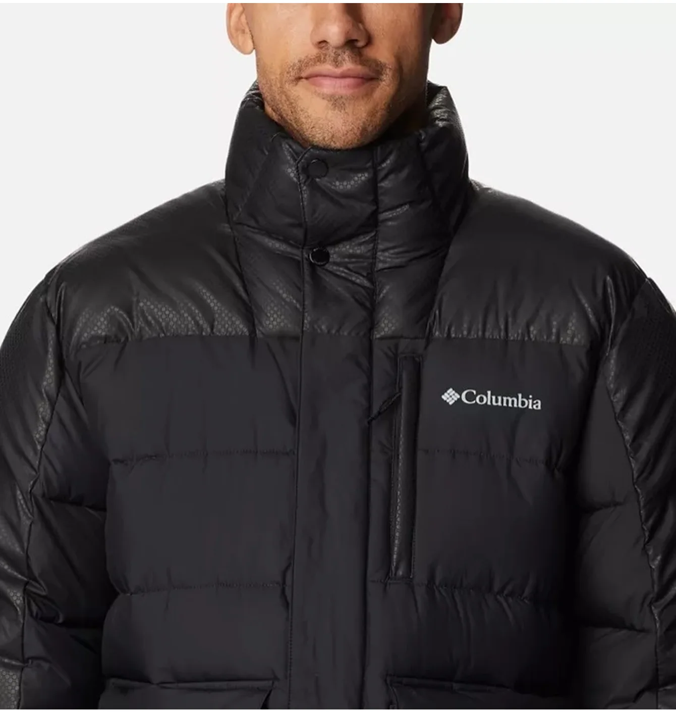 Пуховик чоловічий Columbia Mineral Ridge Black Dot Black WM6803-010