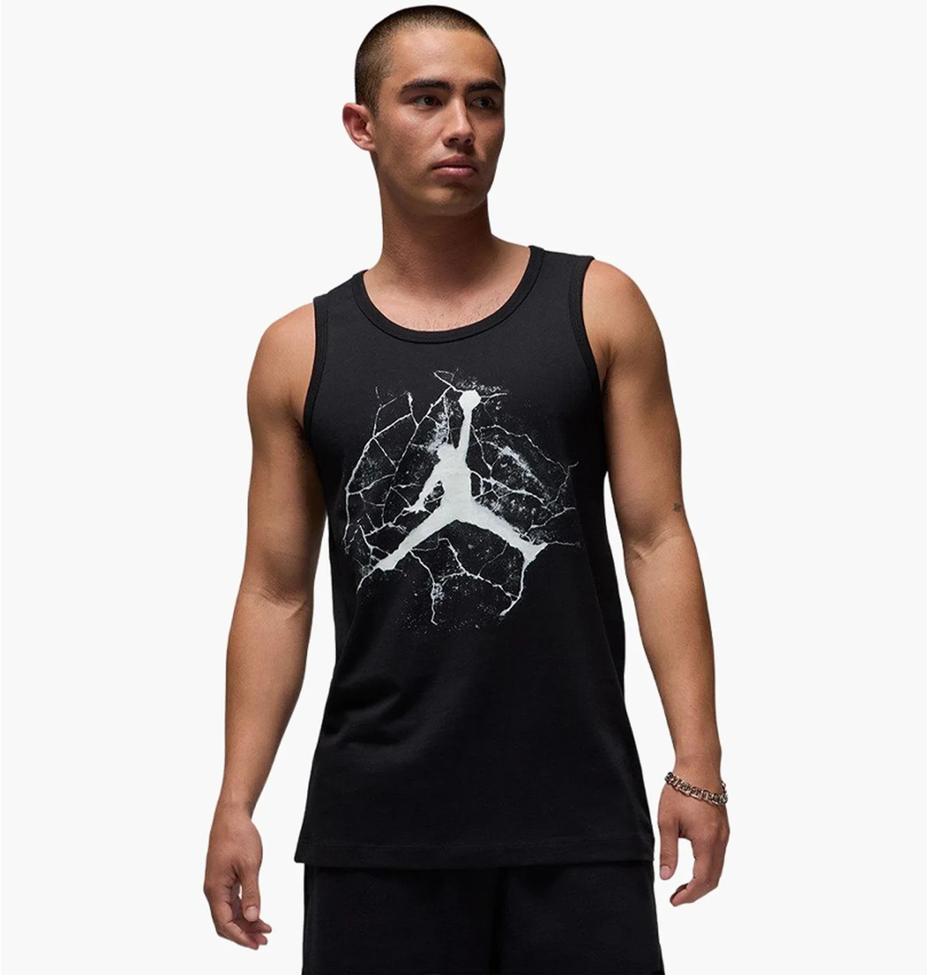 Майка чоловіча Air Jordan Cement Slvls Crew Black FZ1941-010