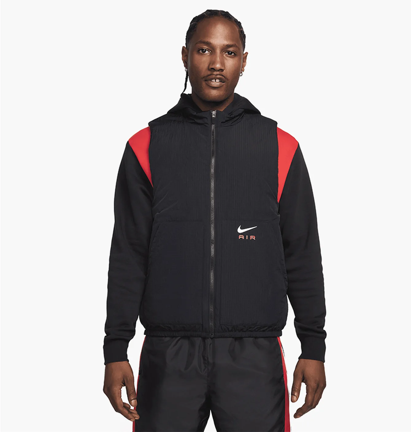 Толстовка чоловіча Nike Air Insulated Woven Vest Black FZ4697-010