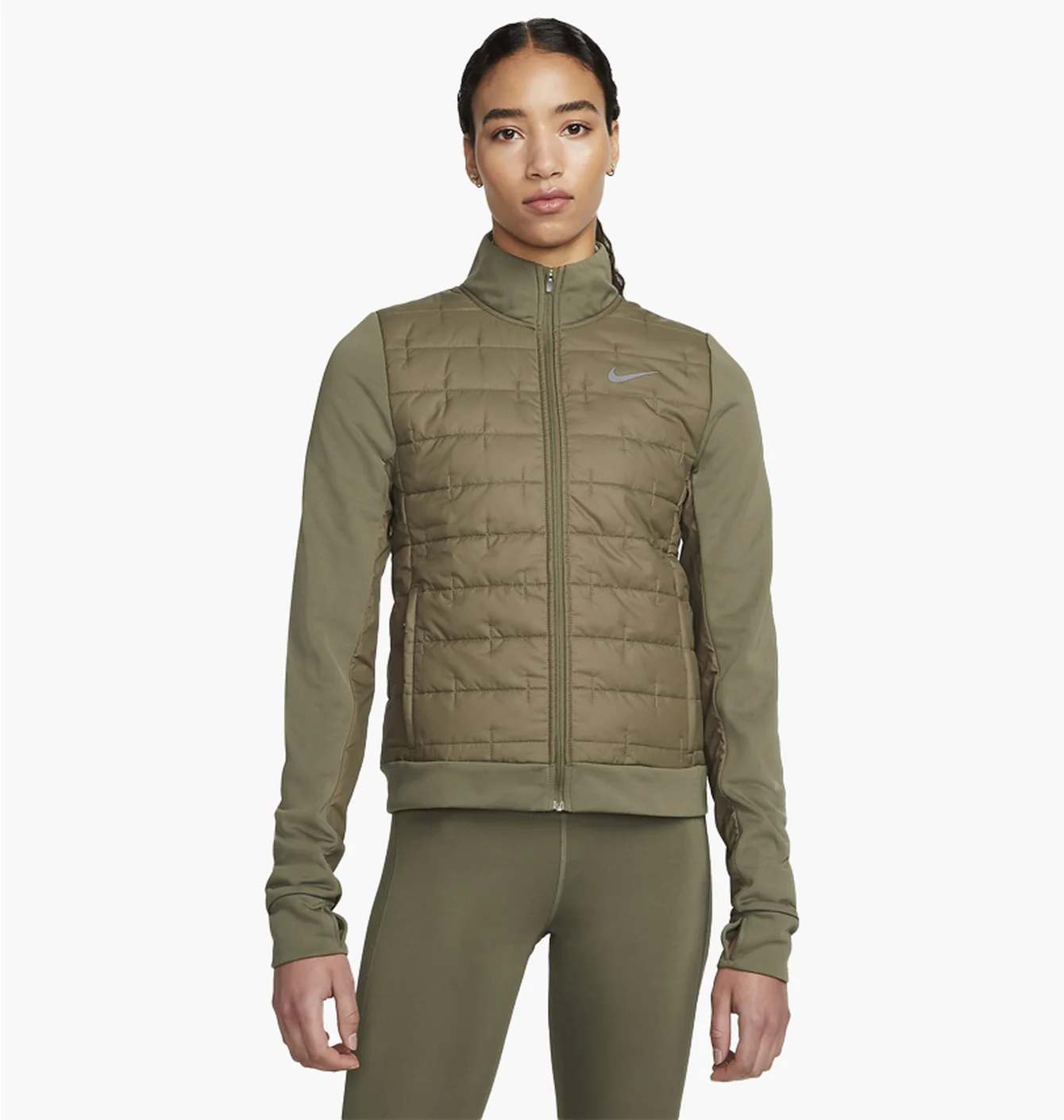 Куртка жіноча Nike Therma-Fit Synthetic Fill Jacket Olive DD6061-222