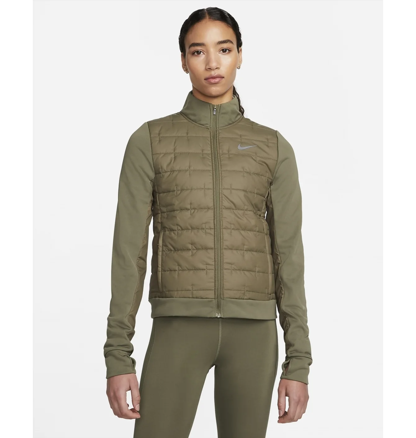 Куртка жіноча Nike Therma-Fit Synthetic Fill Jacket Olive DD6061-222