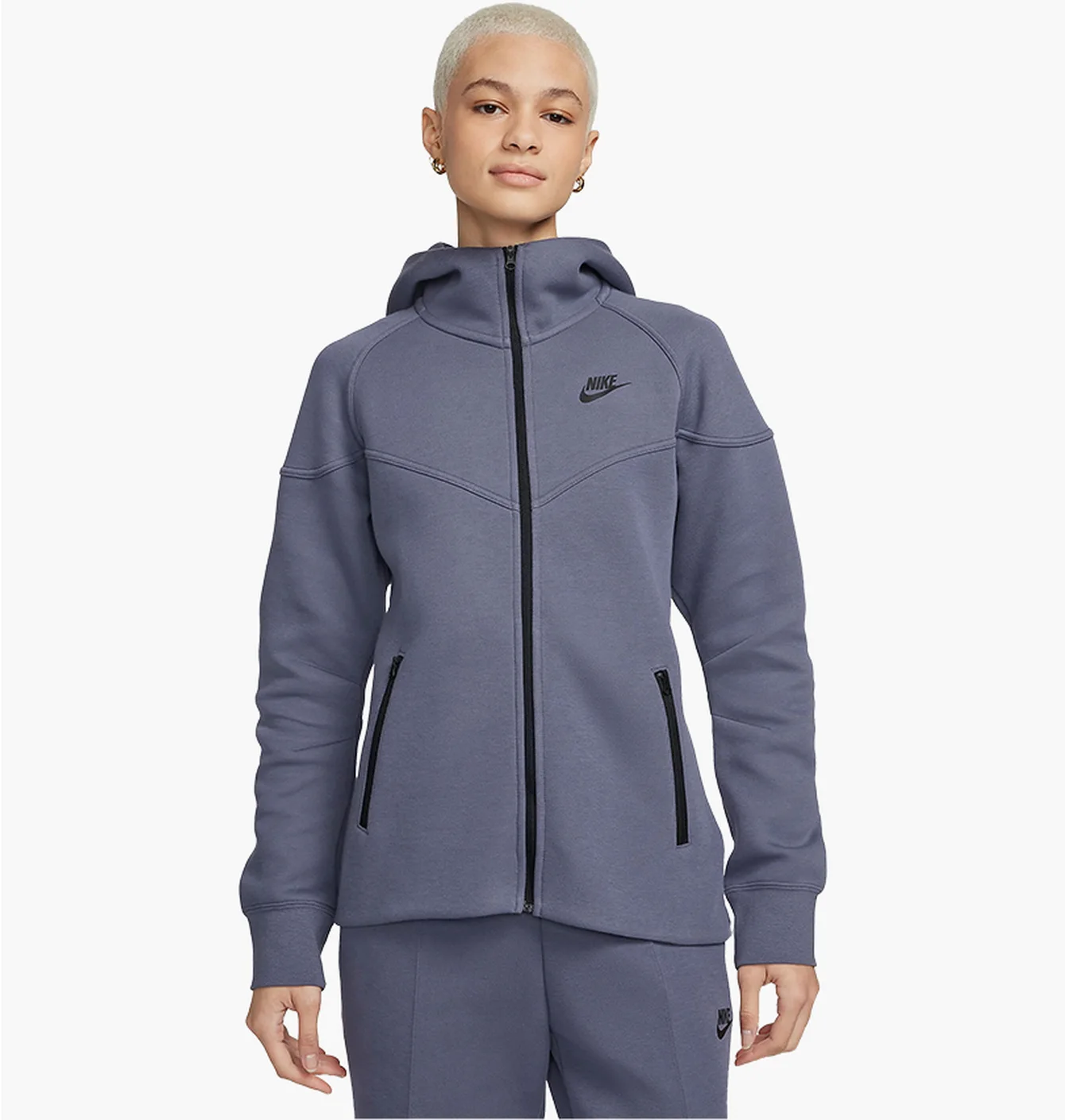 Толстовка жіноча Nike Sportswear Tech Fleece Windrunner Full-Zip Hoodie Blue FB8338-003