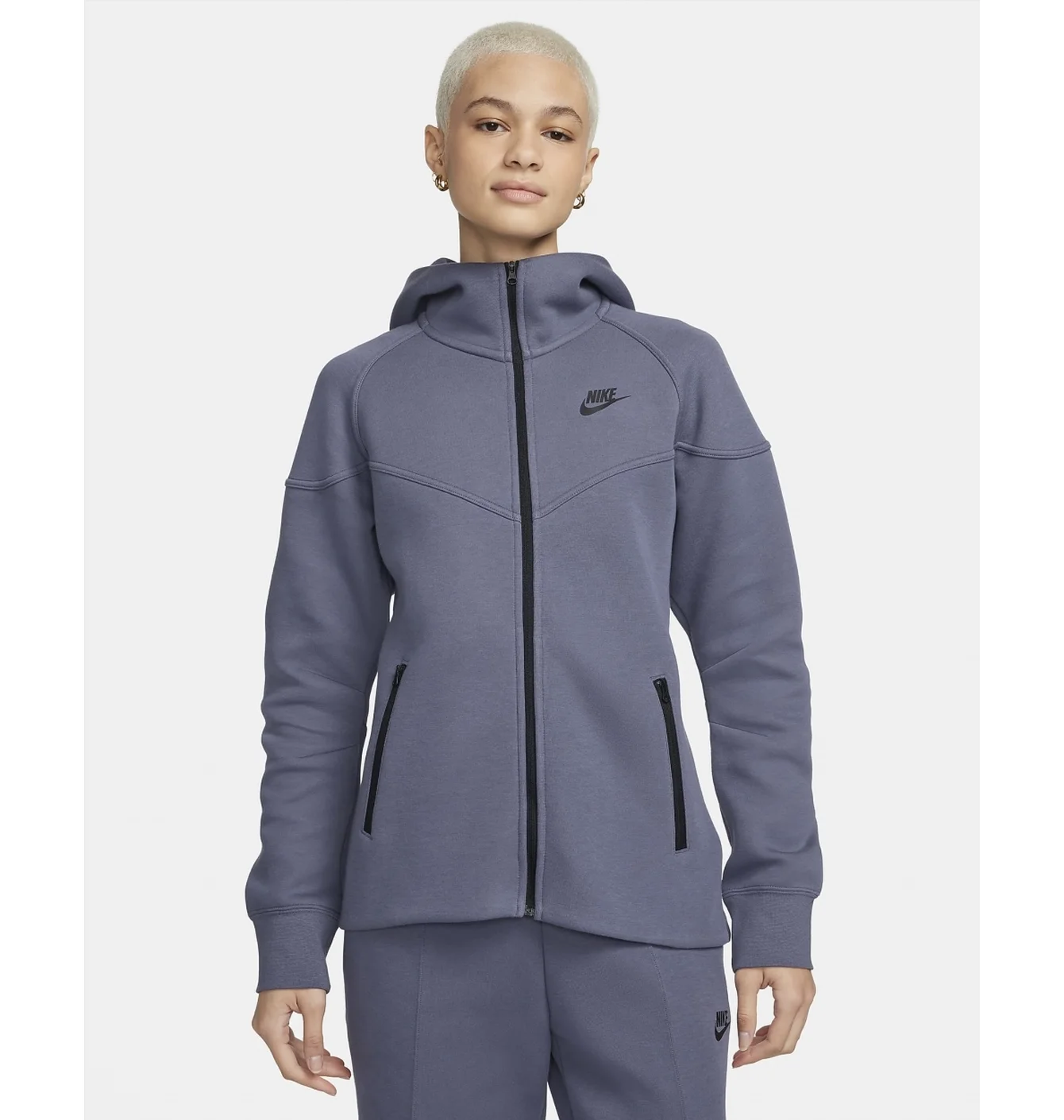 Толстовка жіноча Nike Sportswear Tech Fleece Windrunner Full-Zip Hoodie Blue FB8338-003