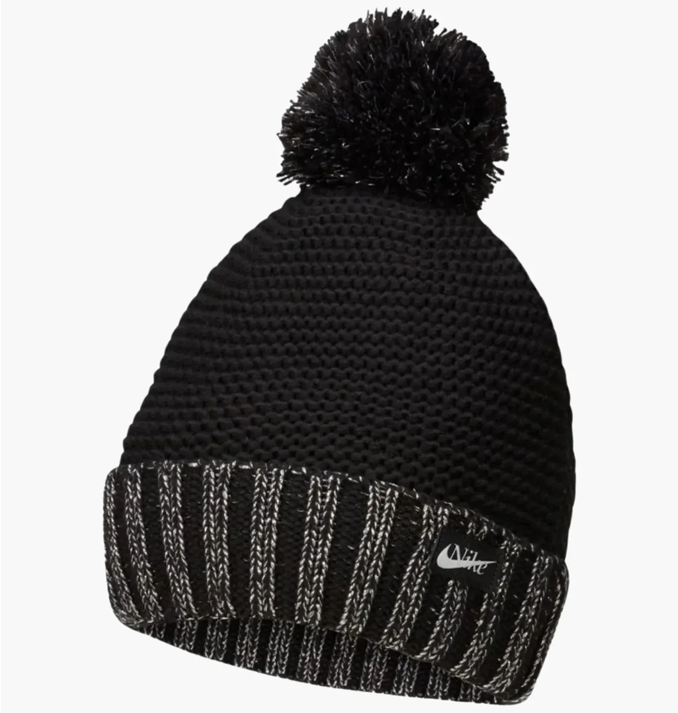 Шапка жіноча Nike Beanie Black/Grey DO8199-010
