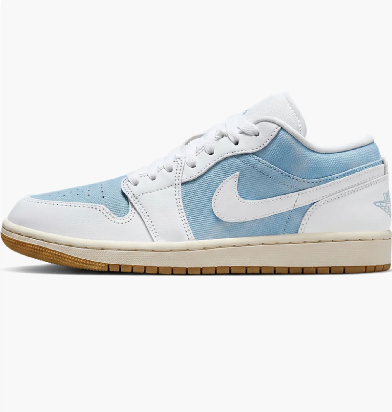 Кросівки жіночі Air Jordan 1 Low White/Blue HQ2004-400