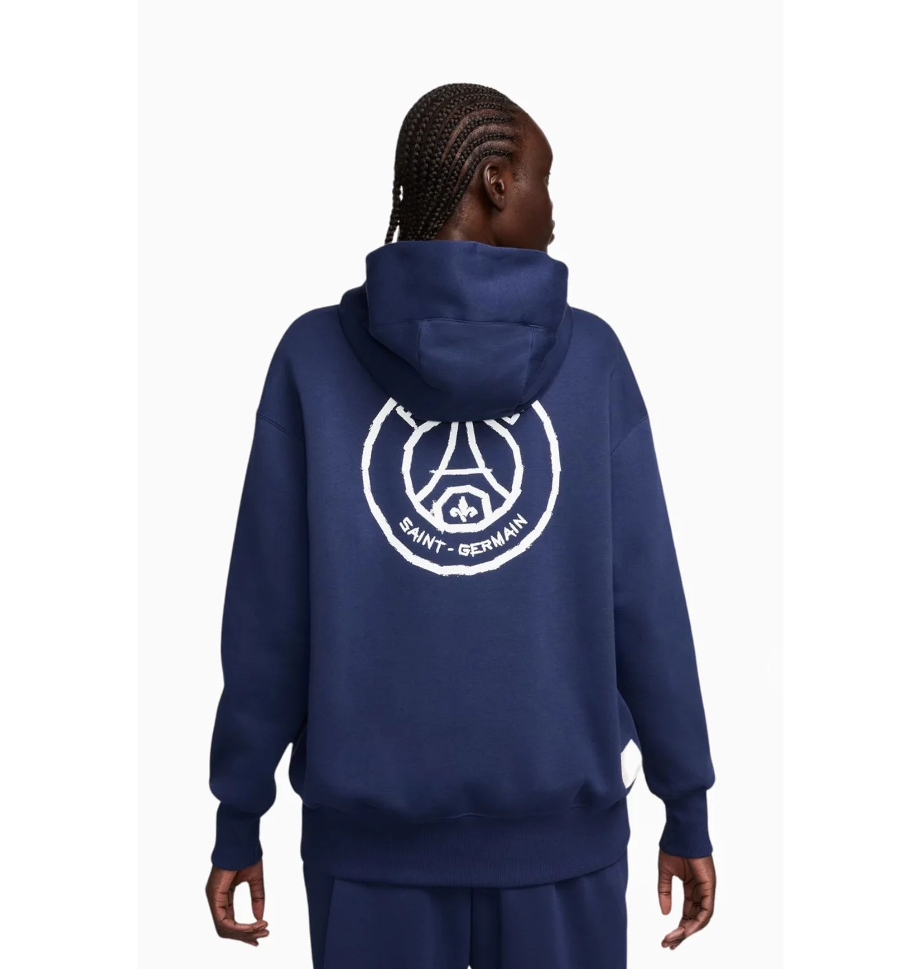 Худі жіноче Nike Psg Wnsw Phnx Flc Os Po Hdy Gx Blue FQ3253-410